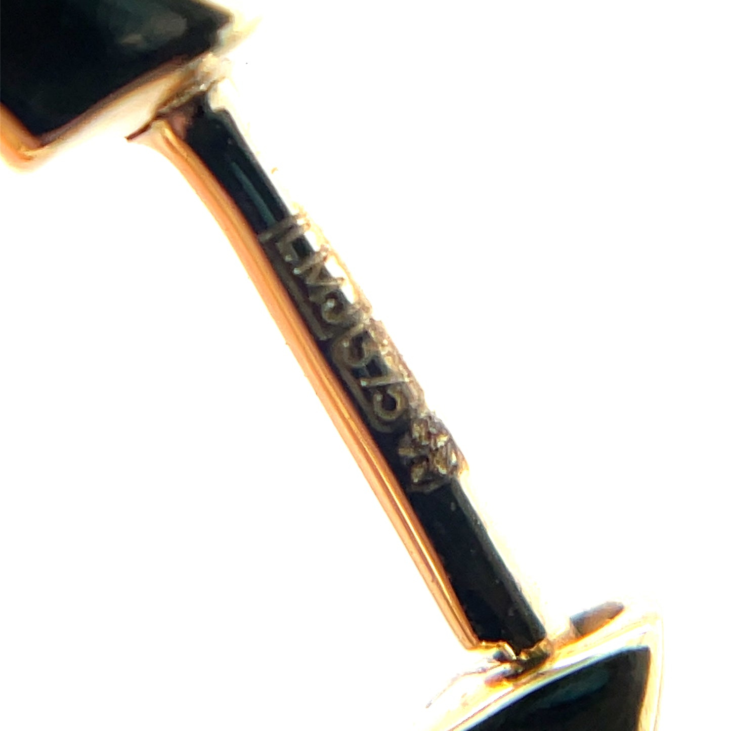 9ct Yellow Gold Diamond Huggie Earrings