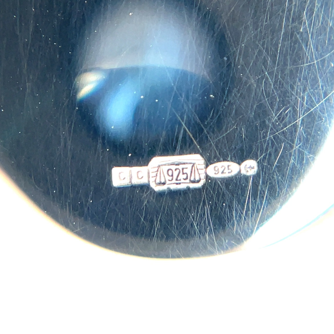 Silver Oval Engraved Locket Pendant