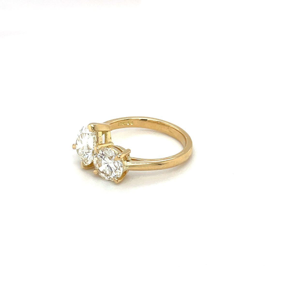 18ct Yellow Gold "Toi Et Moi" Diamond Ring