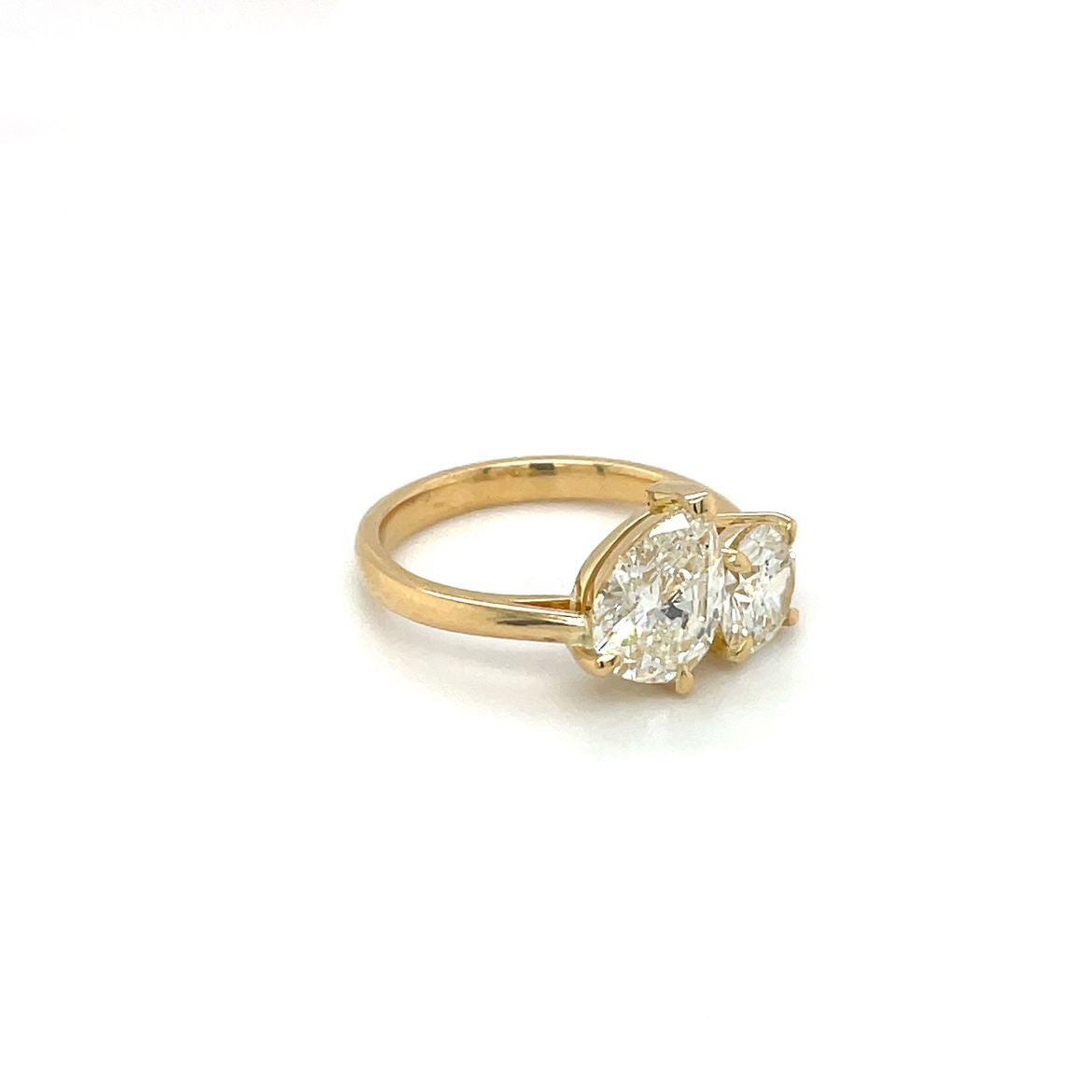 18ct Yellow Gold "Toi Et Moi" Diamond Ring