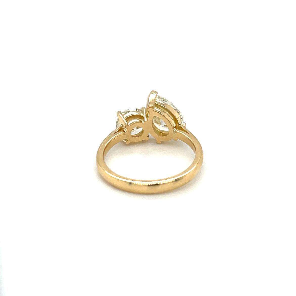 18ct Yellow Gold "Toi Et Moi" Diamond Ring