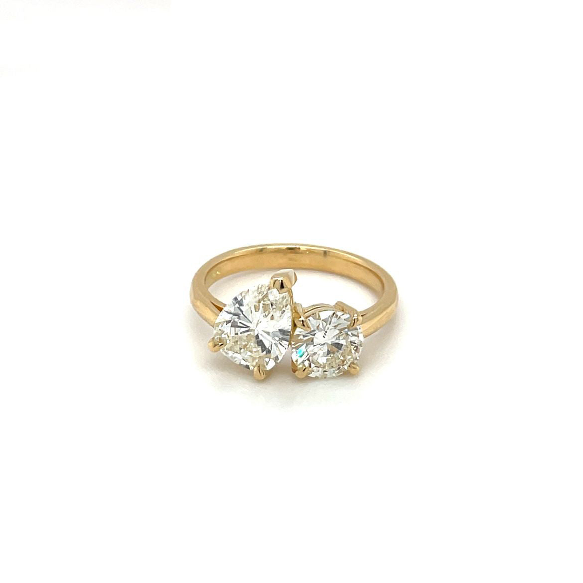 18ct Yellow Gold "Toi Et Moi" Diamond Ring