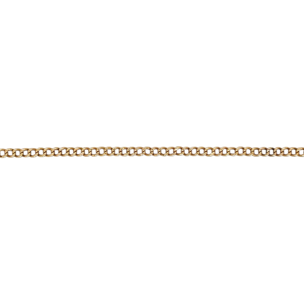 18ct Yellow Gold Unique Dark Tourmaline Necklace (22")