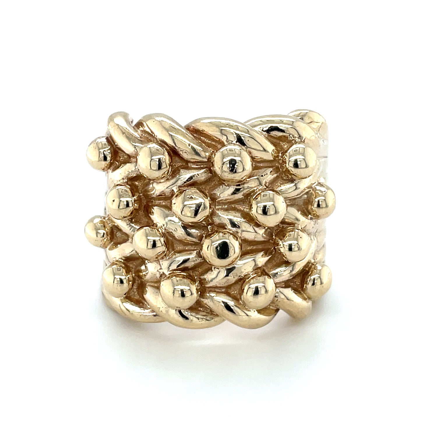 9ct Yellow Gold Men's Keeper Ring