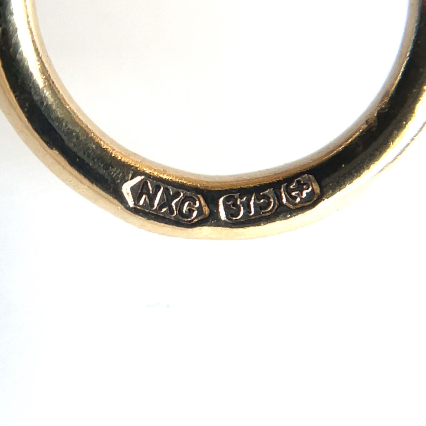 9ct Yellow Gold Engraved Heavy Chain