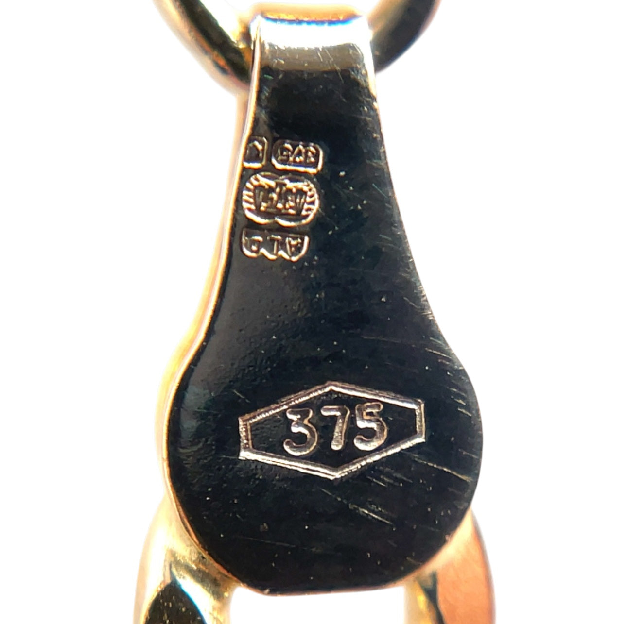 9ct Yellow Gold Filed Curb Chain (17")