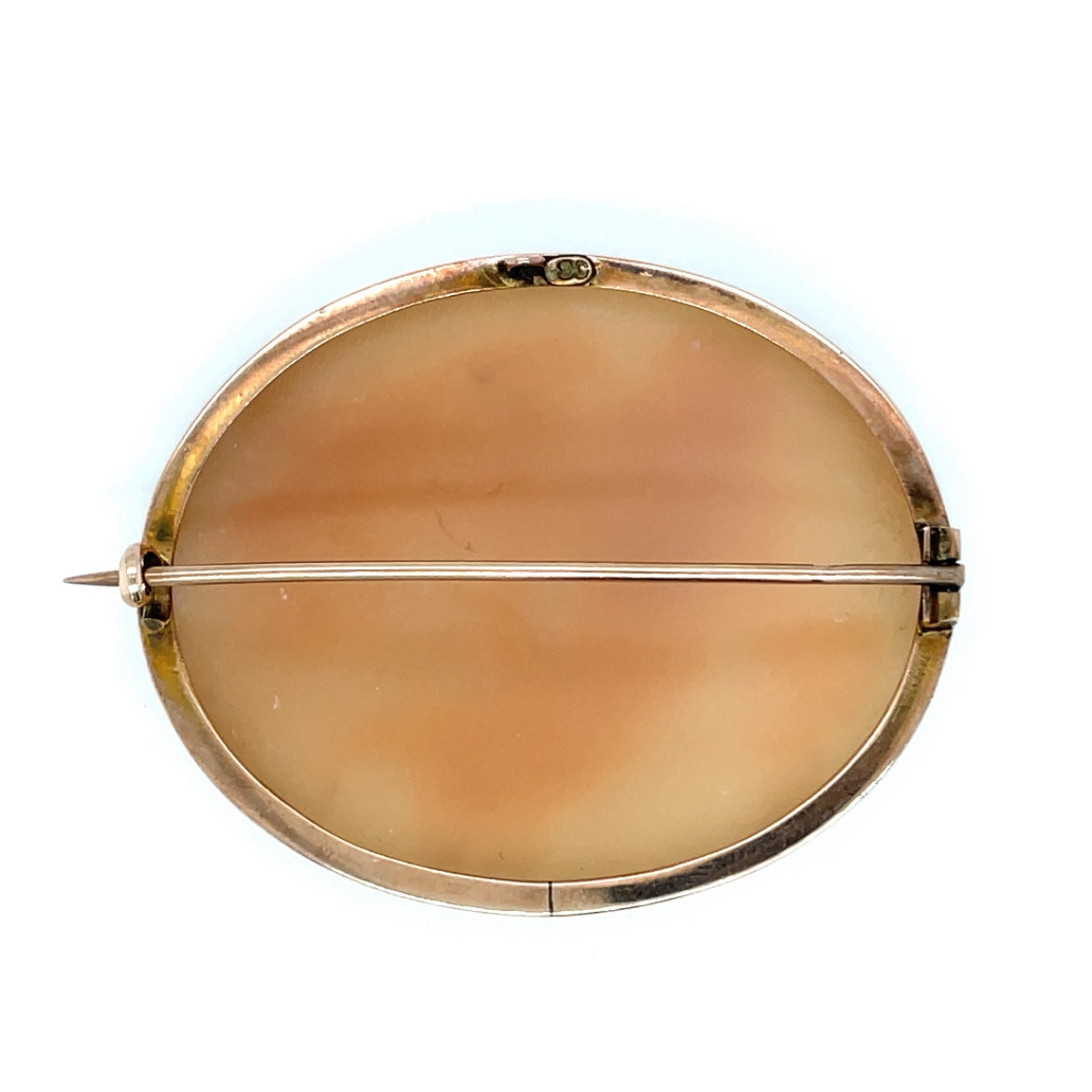 9ct Yellow Gold Cameo Brooch