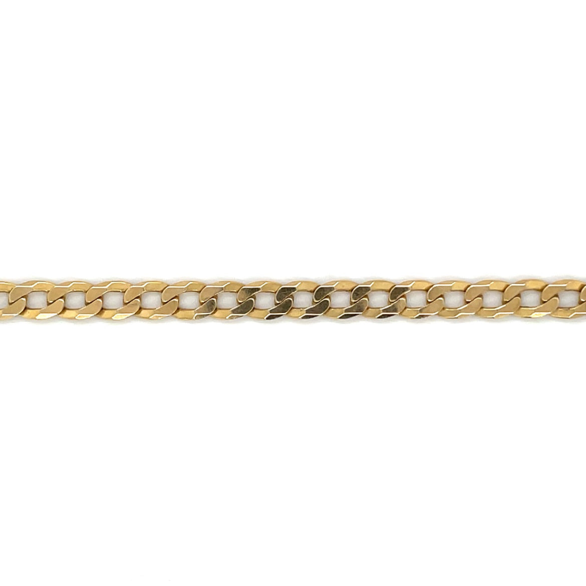 9ct Yellow Gold Curb Link Necklace