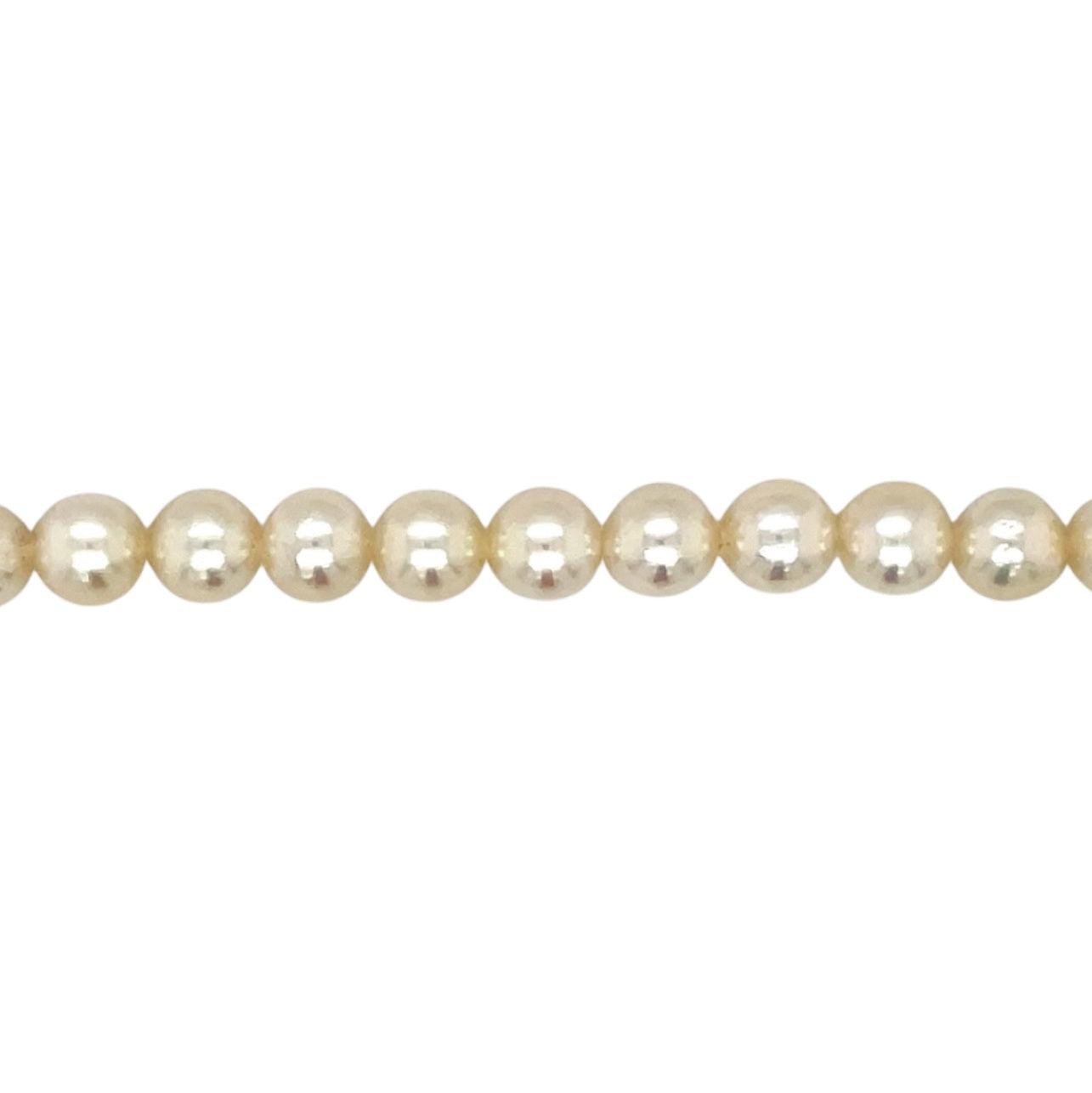 9ct Yellow Gold Pearl & Lapis Lazuli Bead Necklace (32")