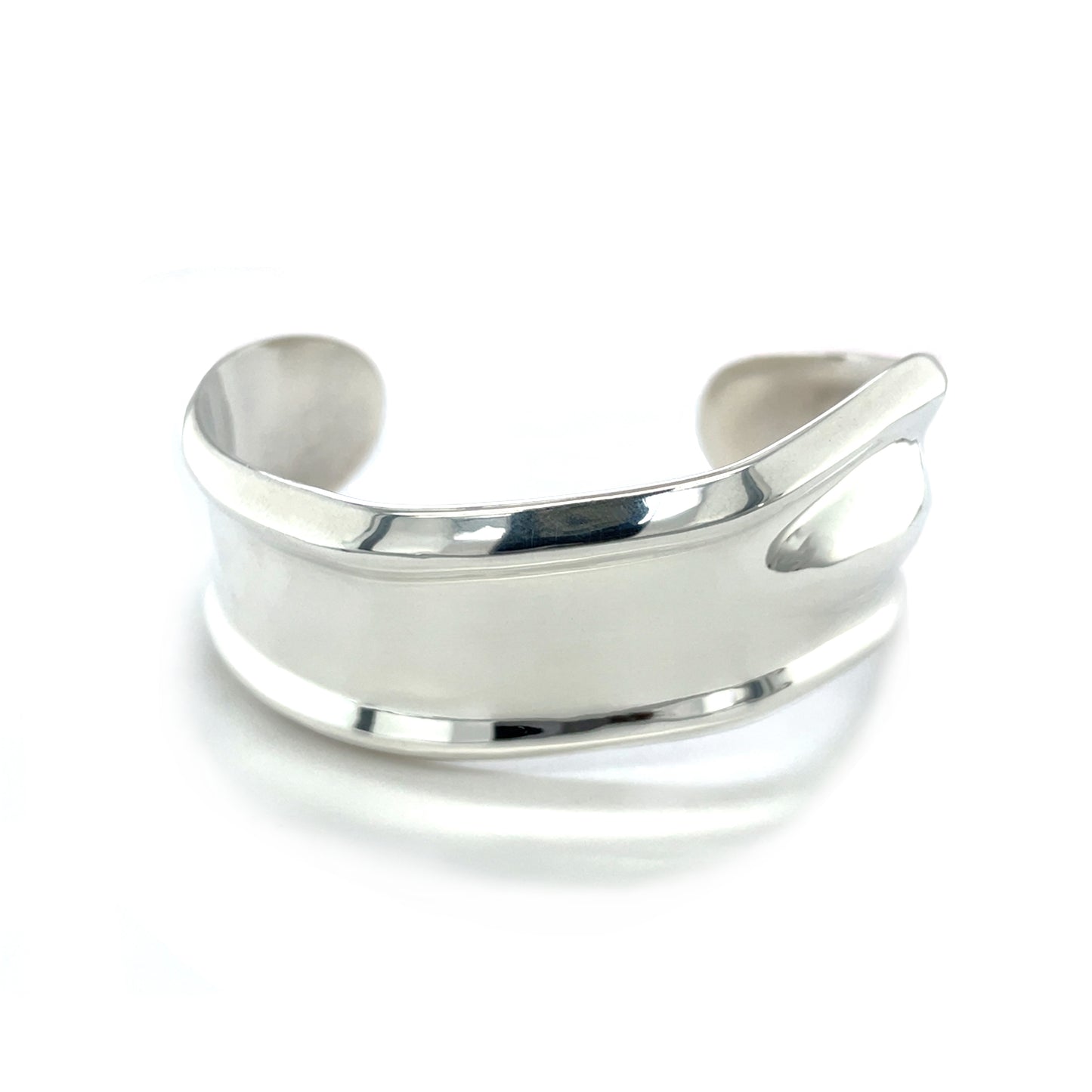 Silver Wide Cuff Bangle