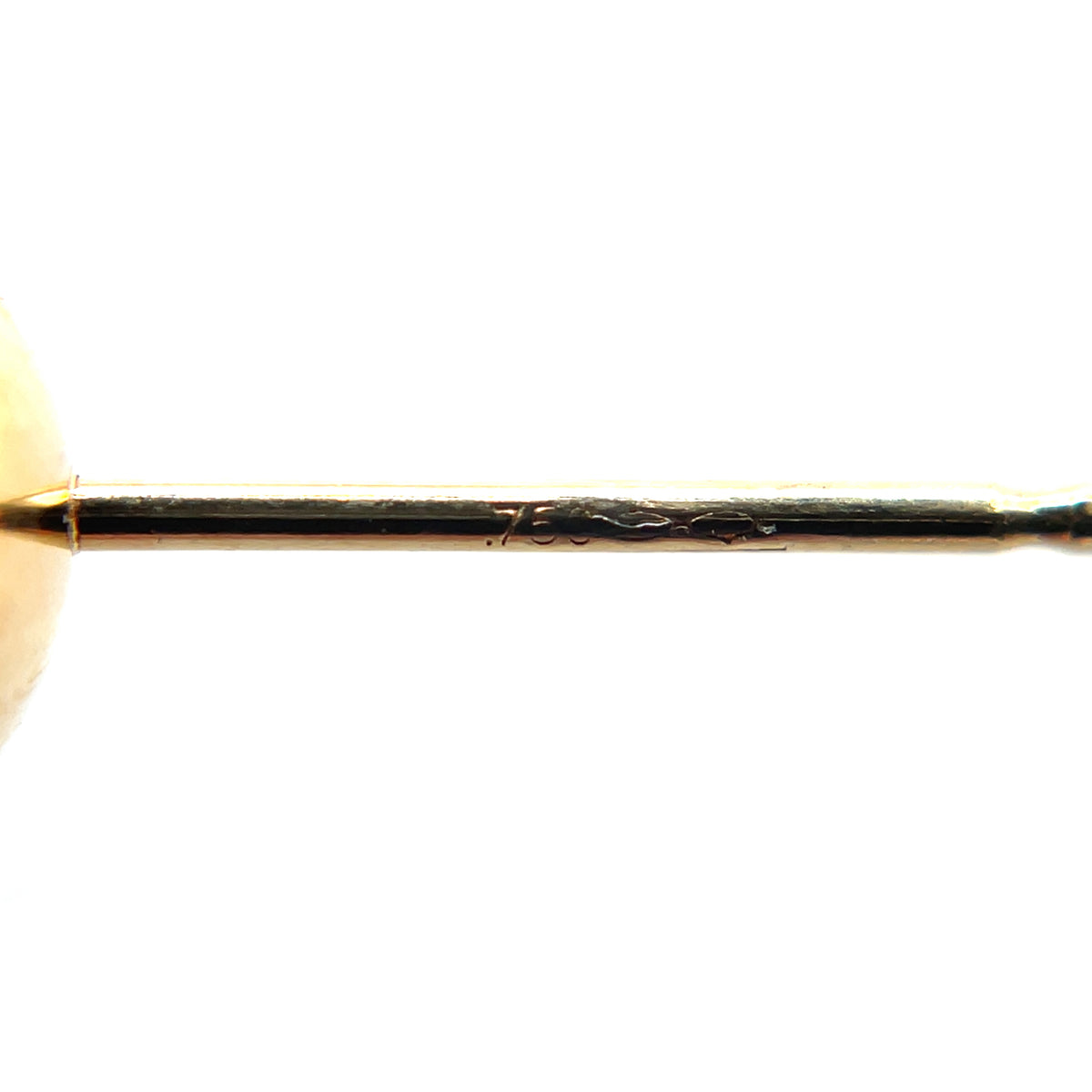 18ct Yellow Gold Tahitian Pearl Stud Earrings (11.5/12mm)