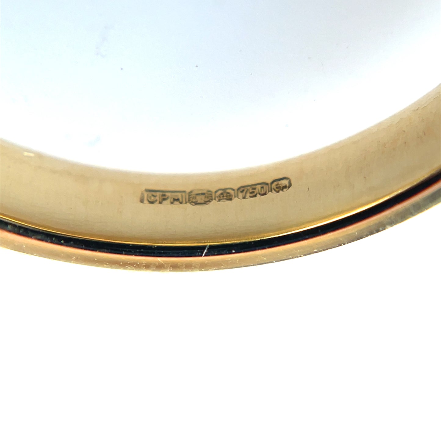 18ct Yellow Gold Half-Set Diamond Eternity Ring