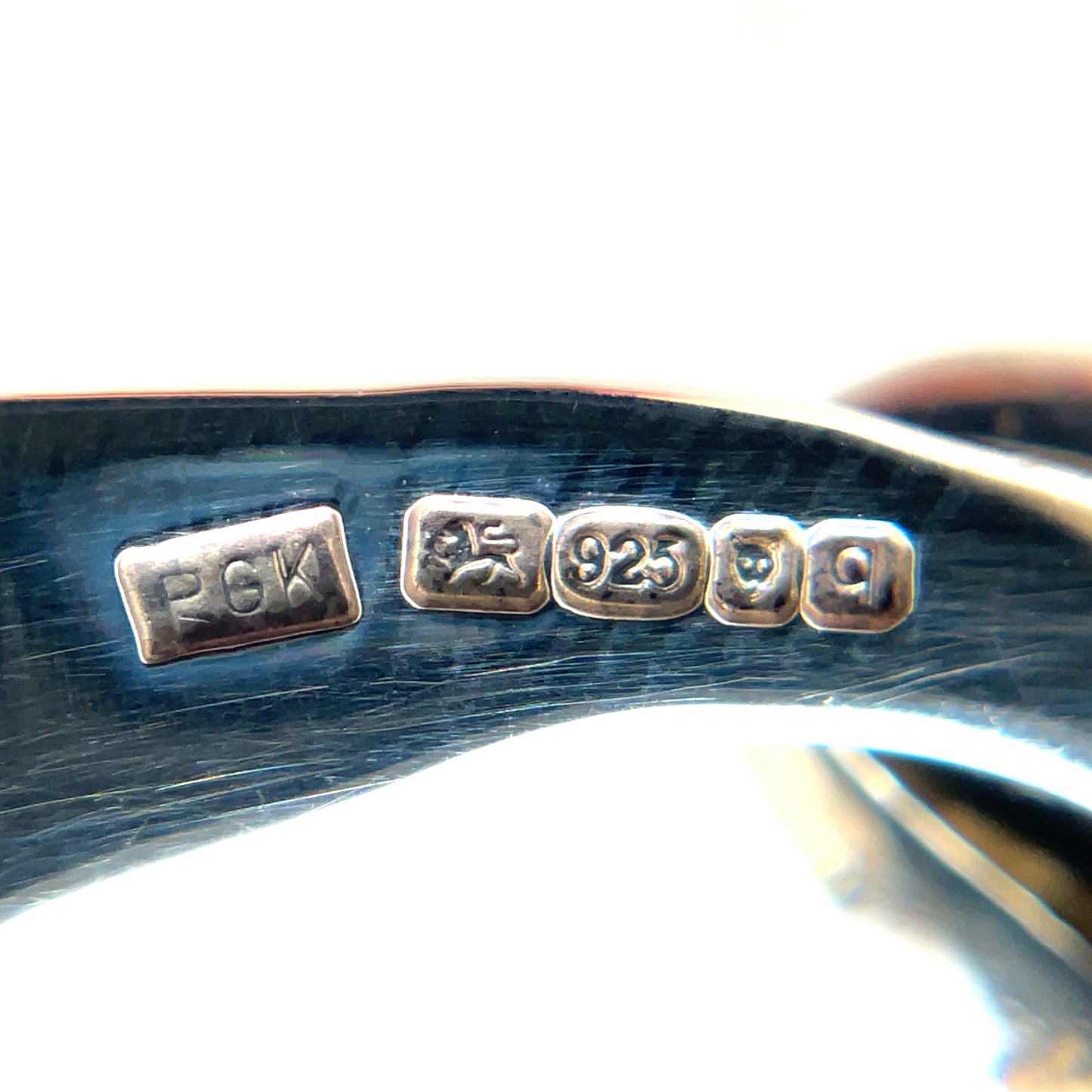Silver & Enamel Turqouise Daisy Cufflinks