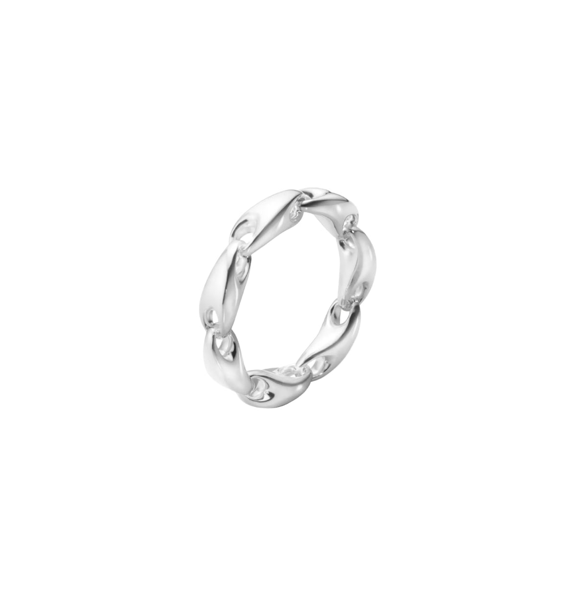 Georg Jensen Solid Silver Reflect Ring