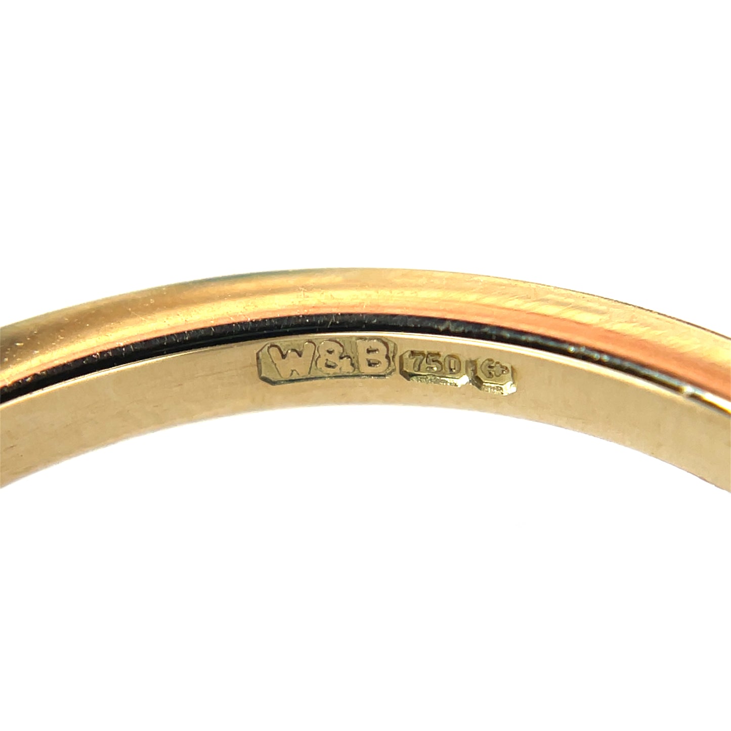 18ct Yellow Gold Half-Set Diamond Eternity Ring
