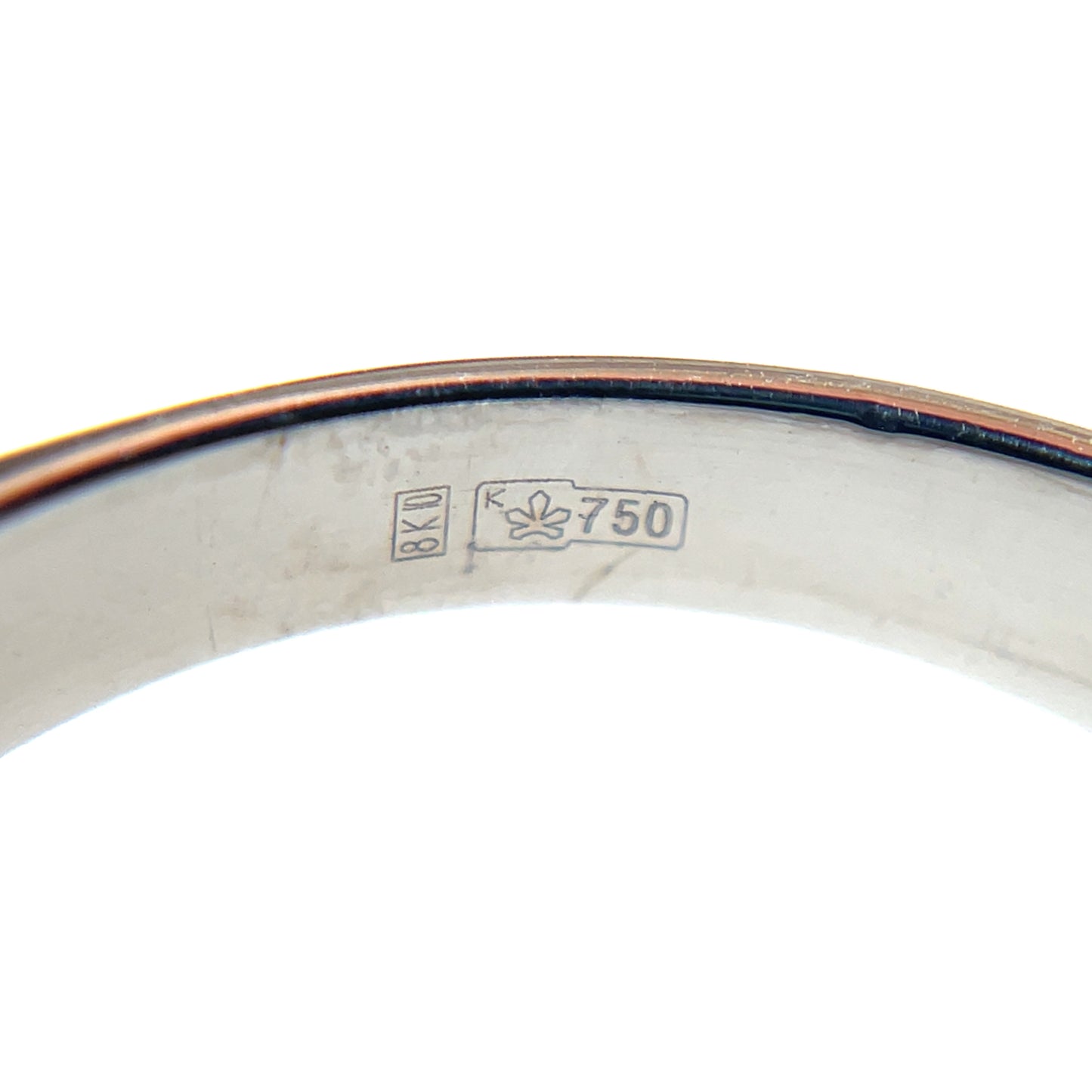 18ct White Gold Tension Diamond Eternity Ring (M)