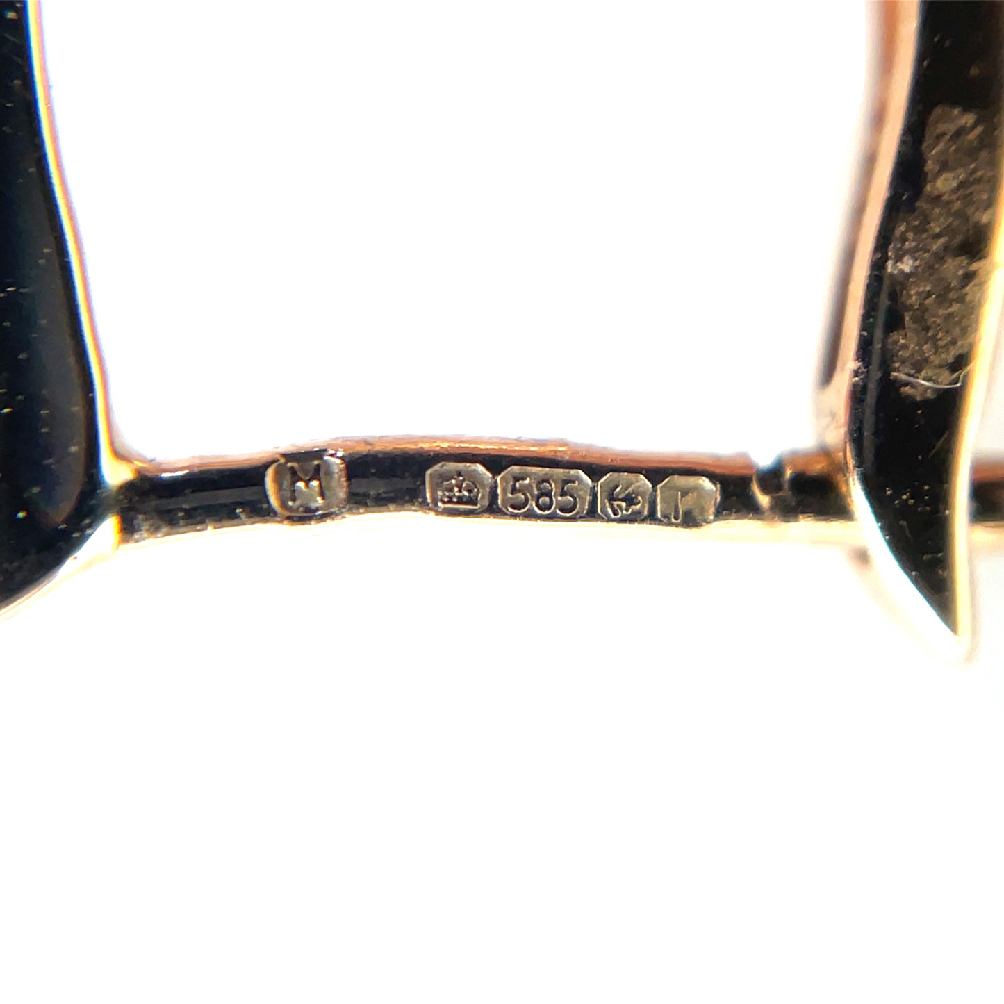 14ct Rose Gold Morganite & Diamond Hoop Drop Earrings