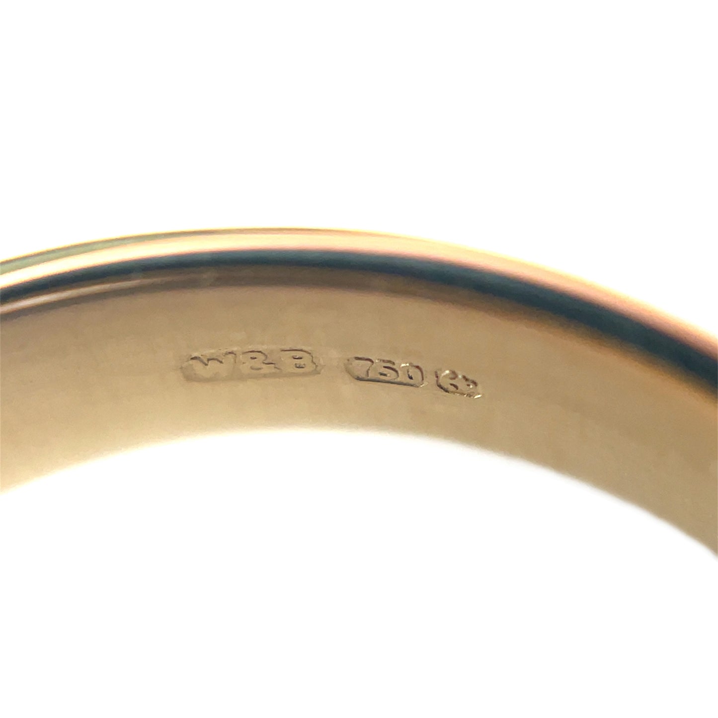 18ct Yellow Gold Bull Seal-Engraved Signet Ring (M)