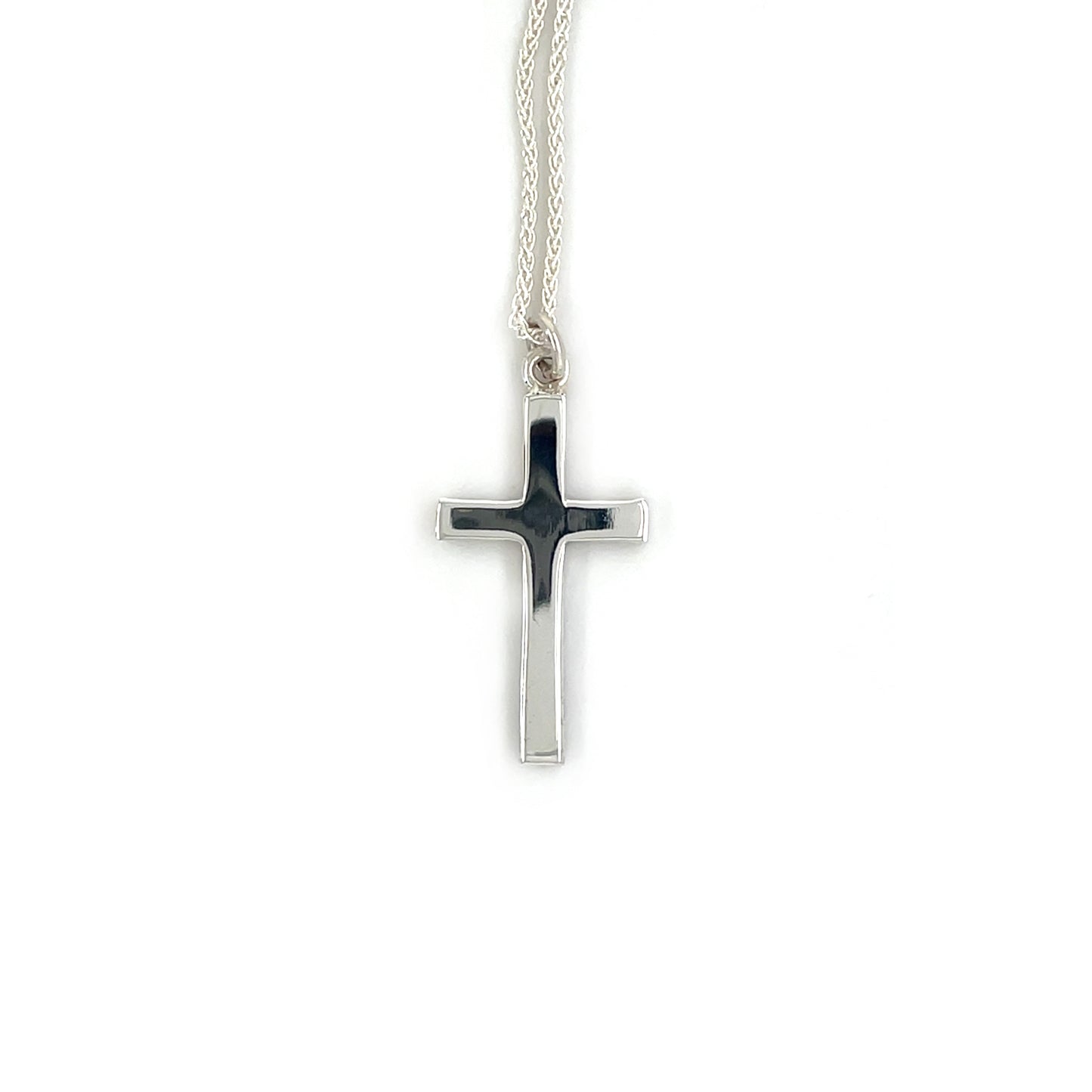Silver Cross Pendant & Chain