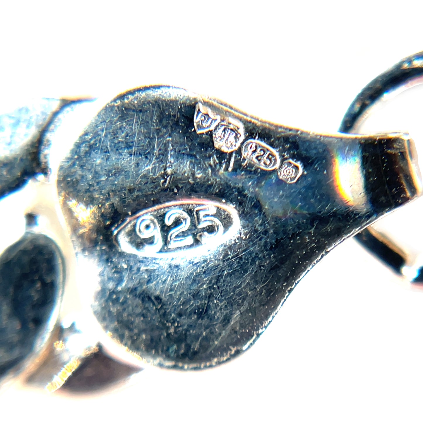 Silver Filed Curb Bracelet (9")