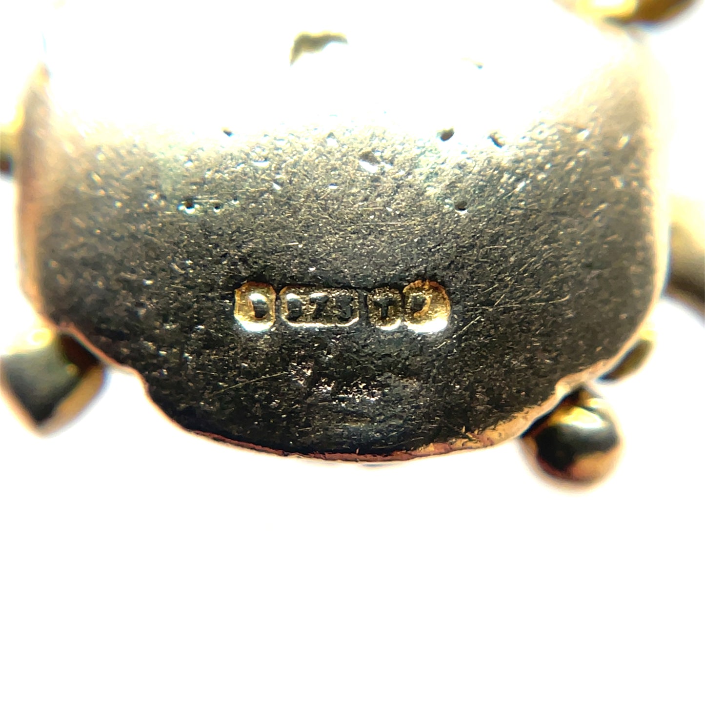 9ct Yellow Gold Flexible Turtle Charm