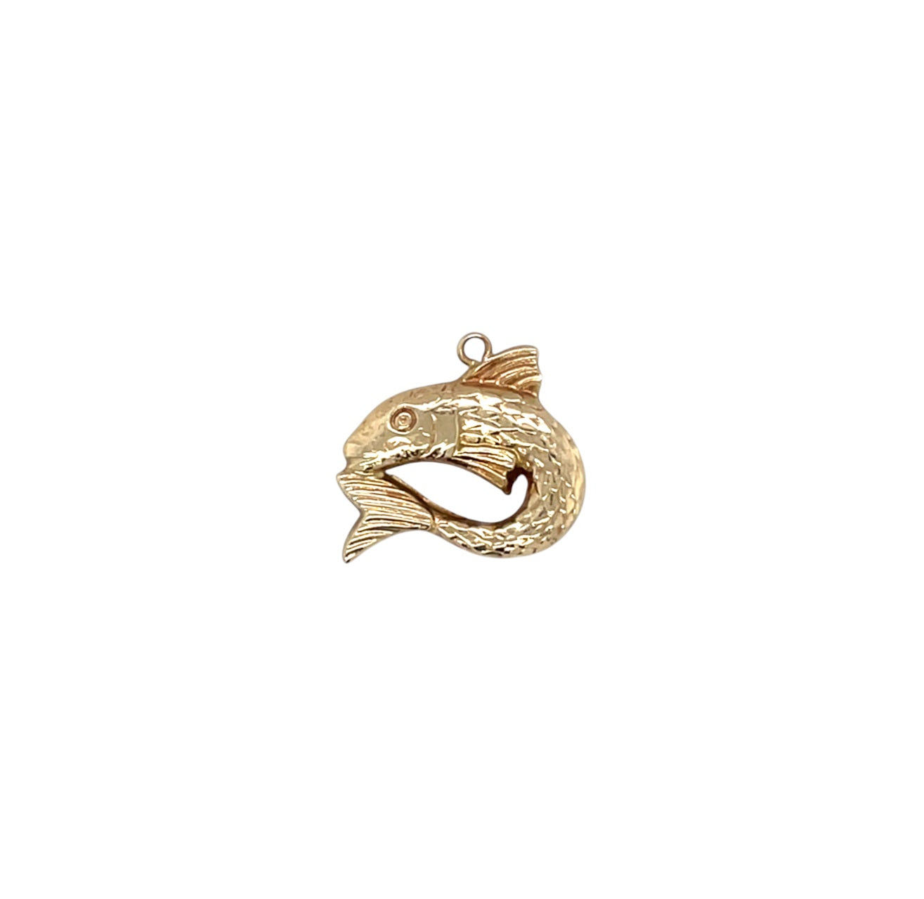 9ct Yellow Gold Lucky Fish Charm