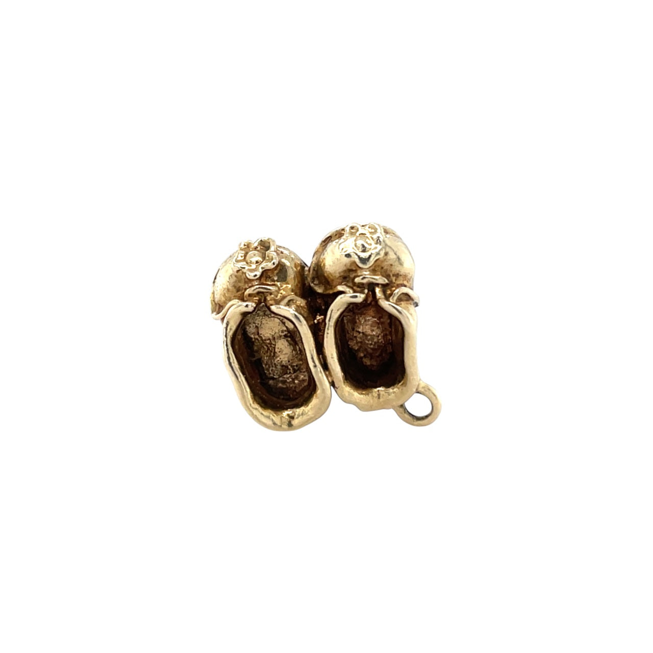 9ct Yellow Gold Baby Shoes Charm