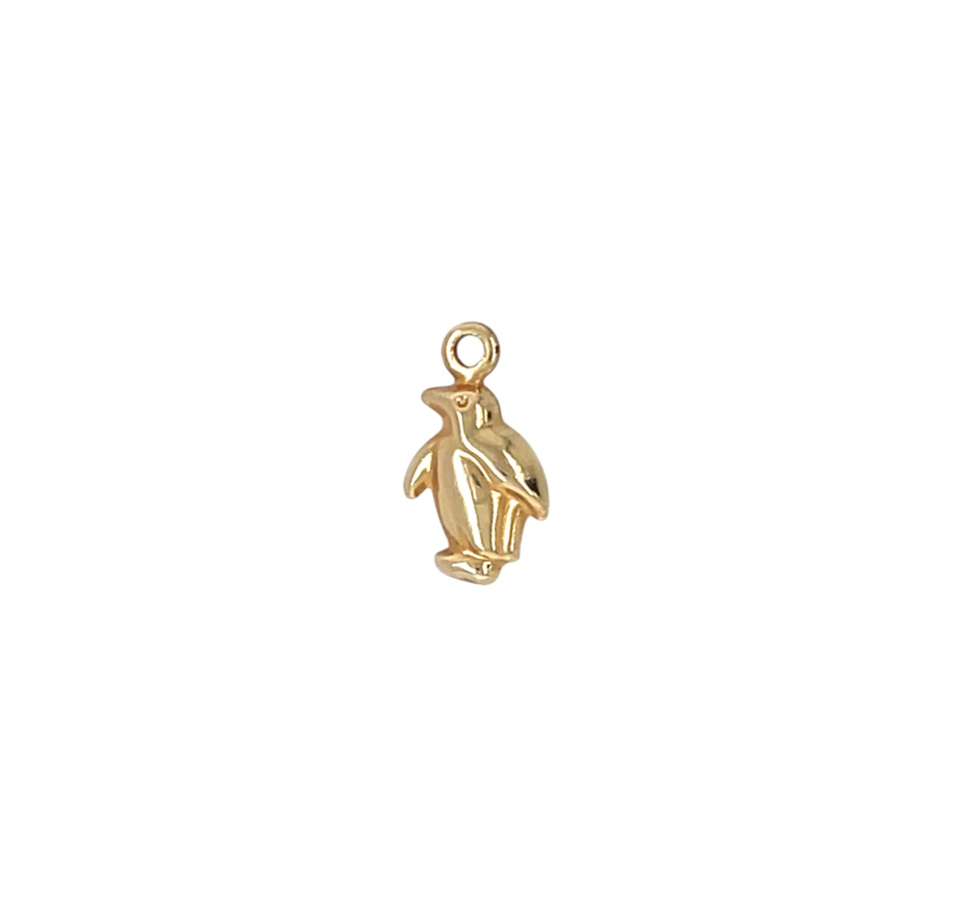 9ct Yellow Gold Small Penguin Charm