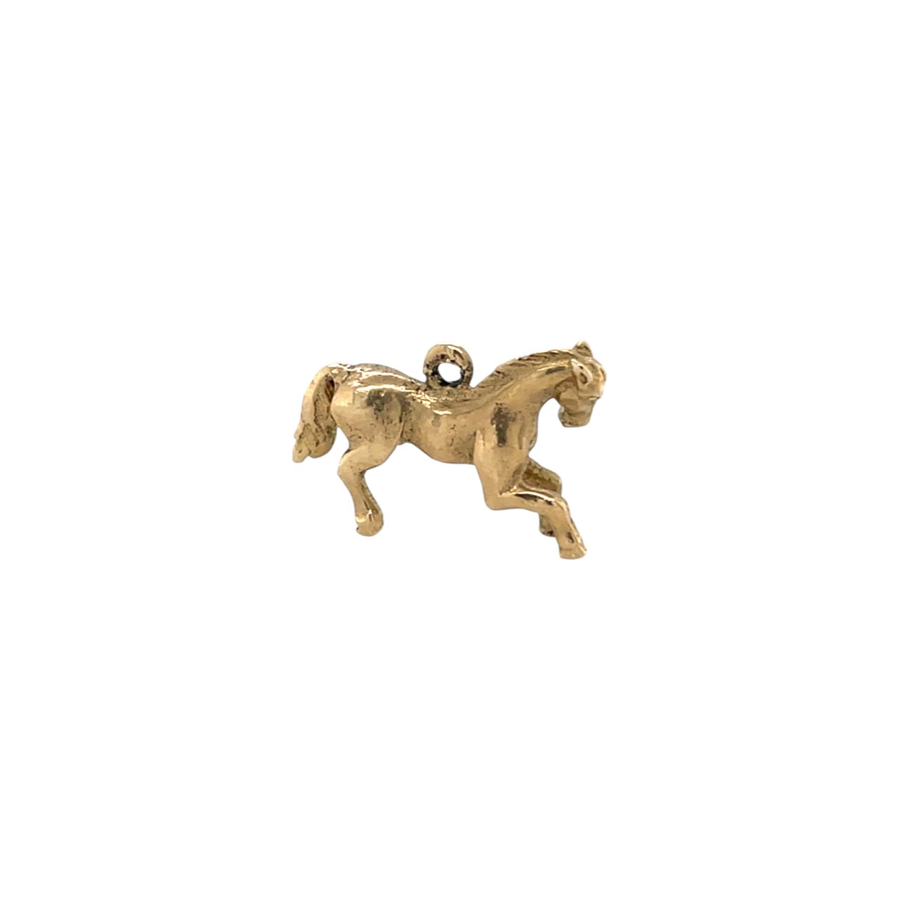 9ct Yellow Gold Horse Charm