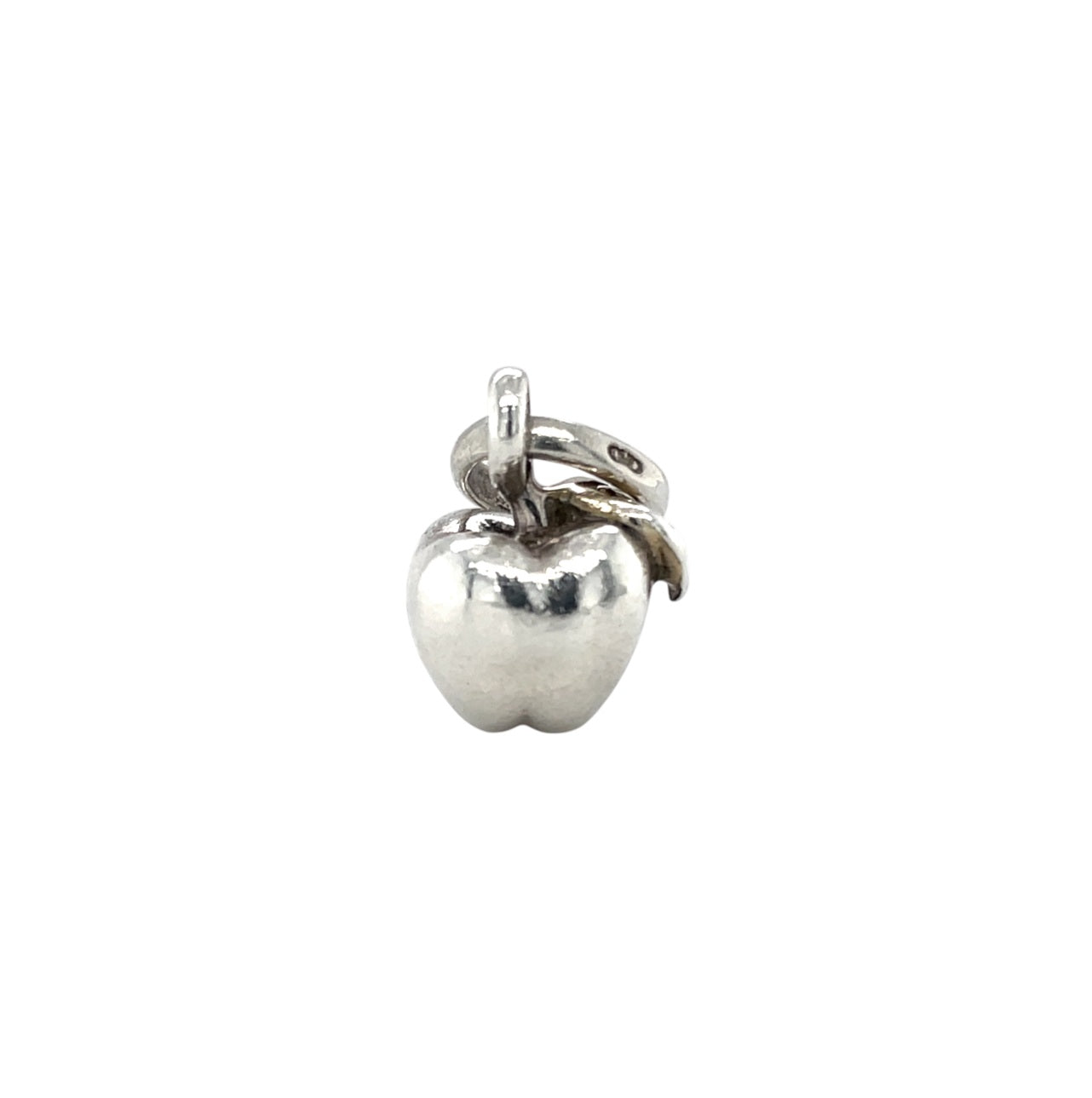 Silver Apple Charm