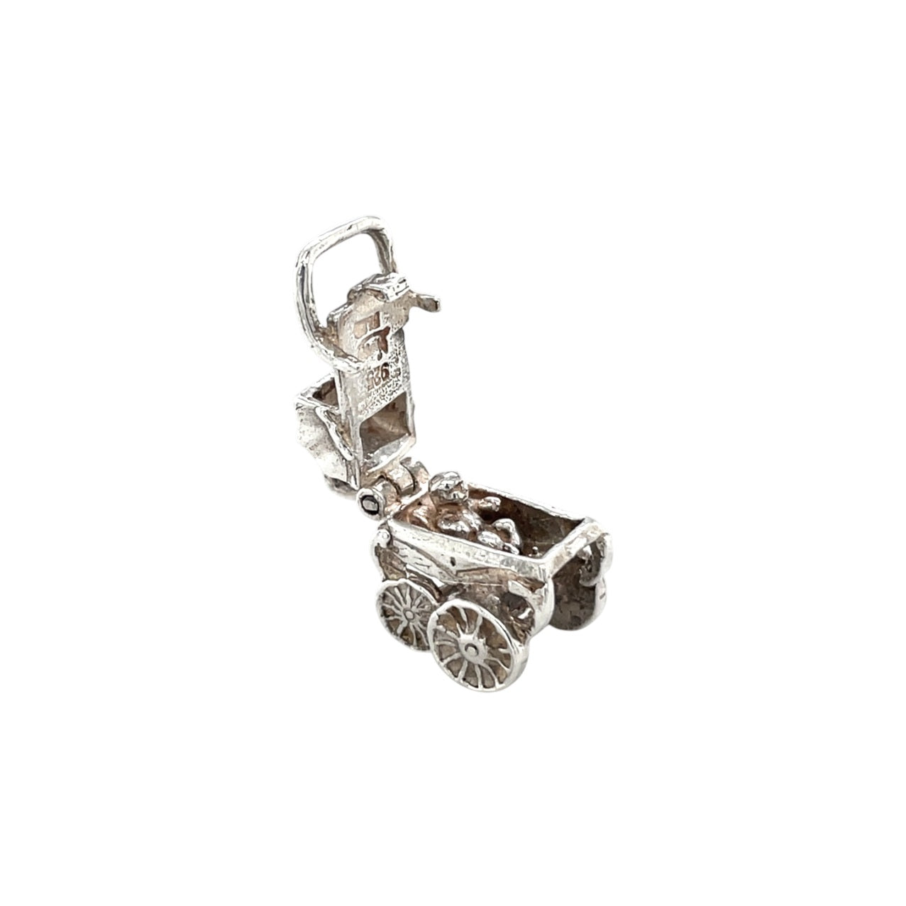 Silver Pram Charm