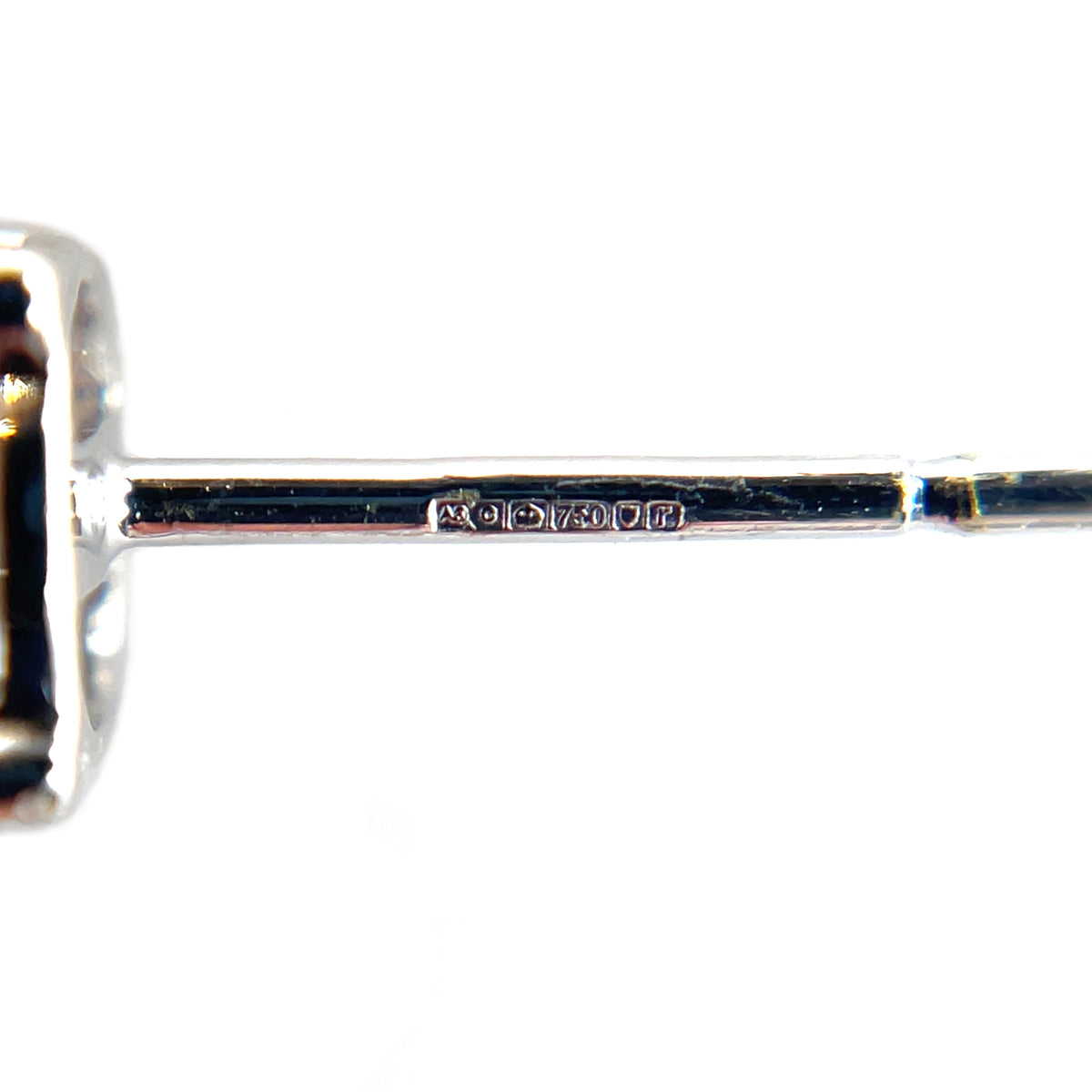 18ct White Gold Ruby Stud Earrings