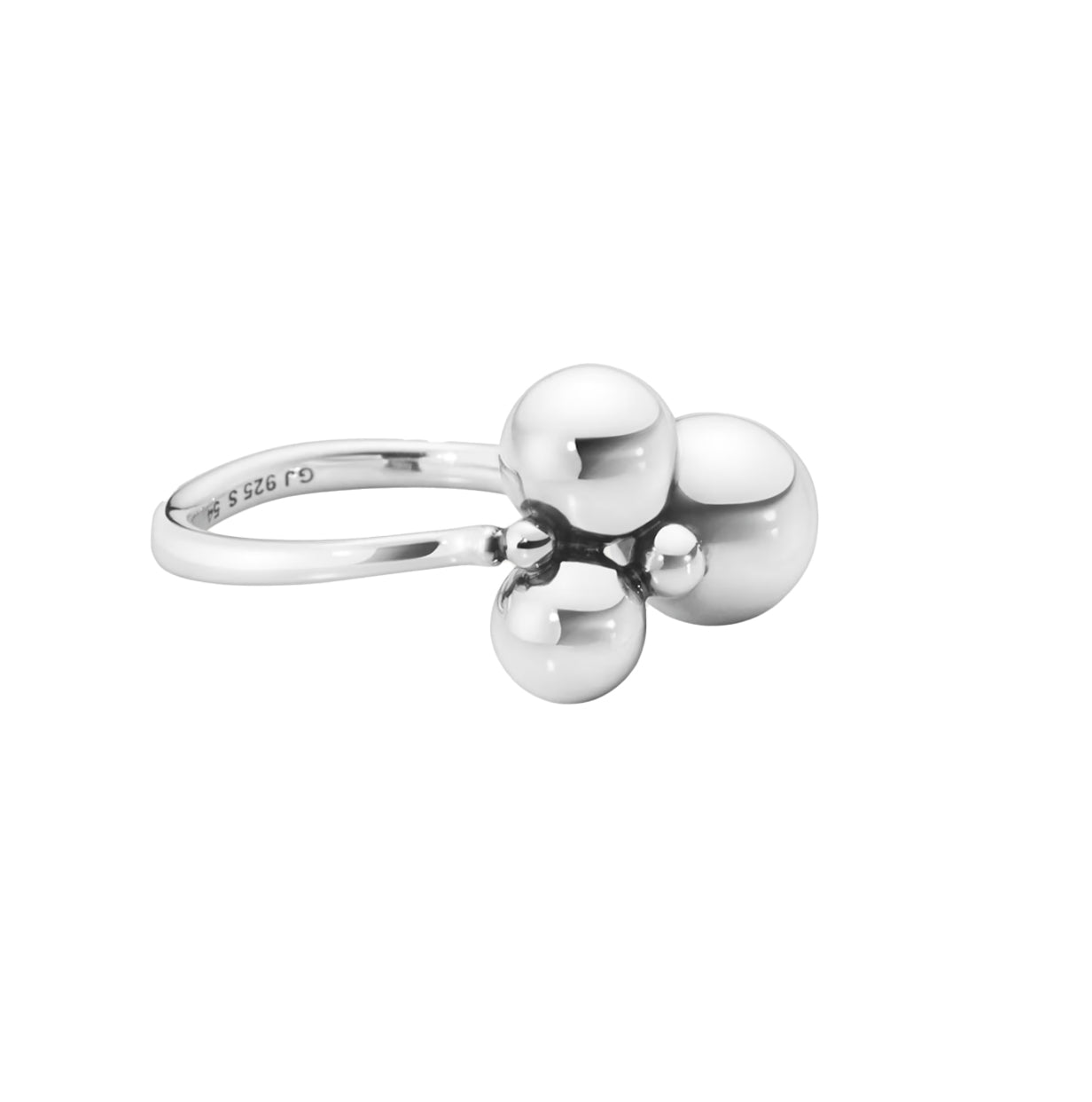 Georg Jensen Moonlight Grapes Silver Ring