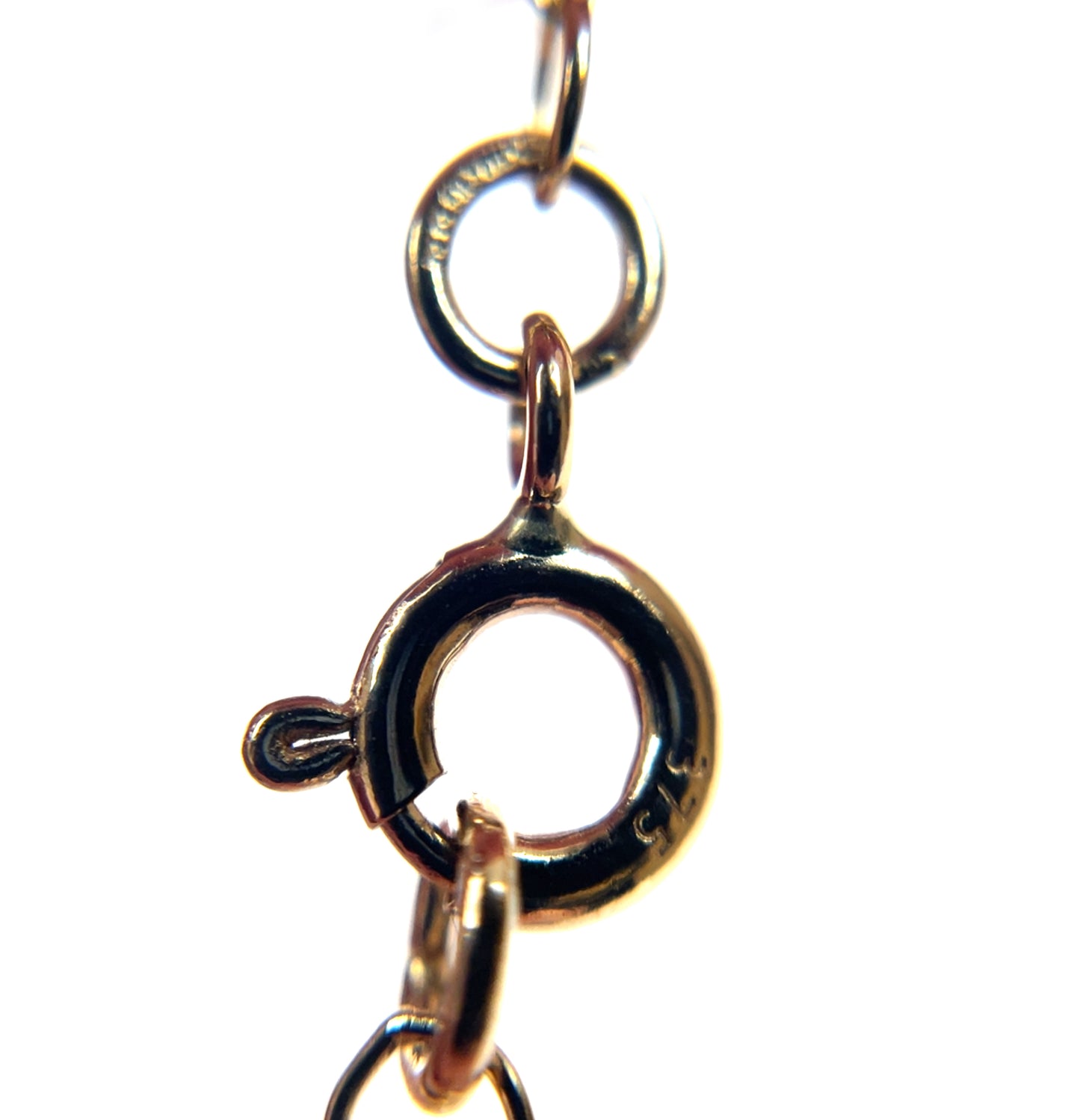 9ct Yellow Gold Textured Disc Pendant & Chain (18")