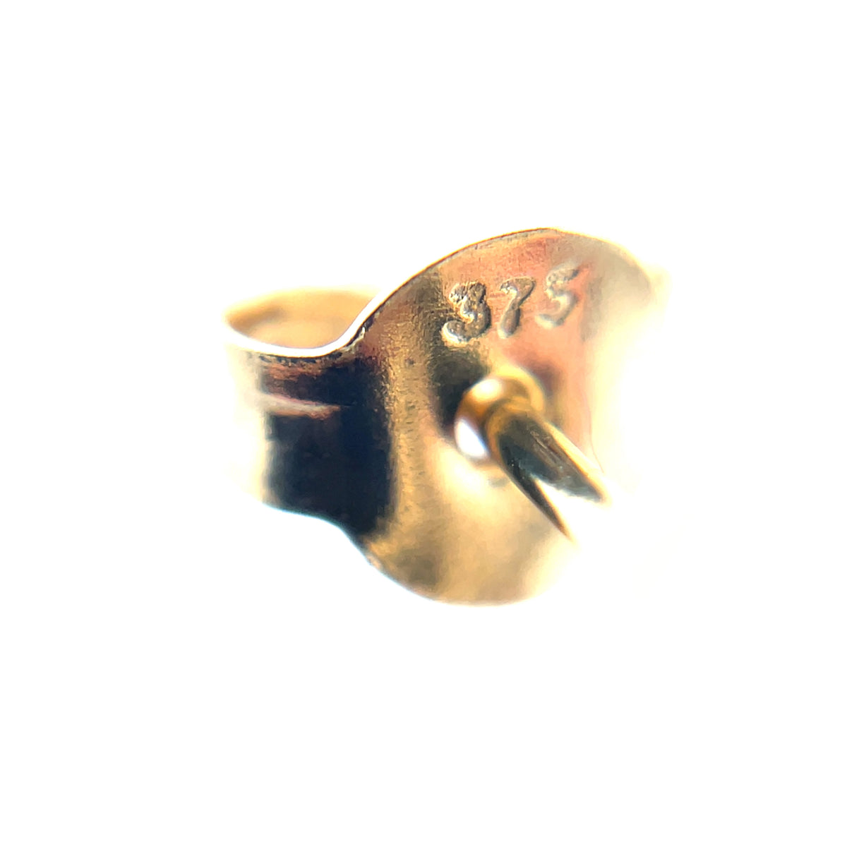 9ct Yellow Gold Sapphire Stud Earring