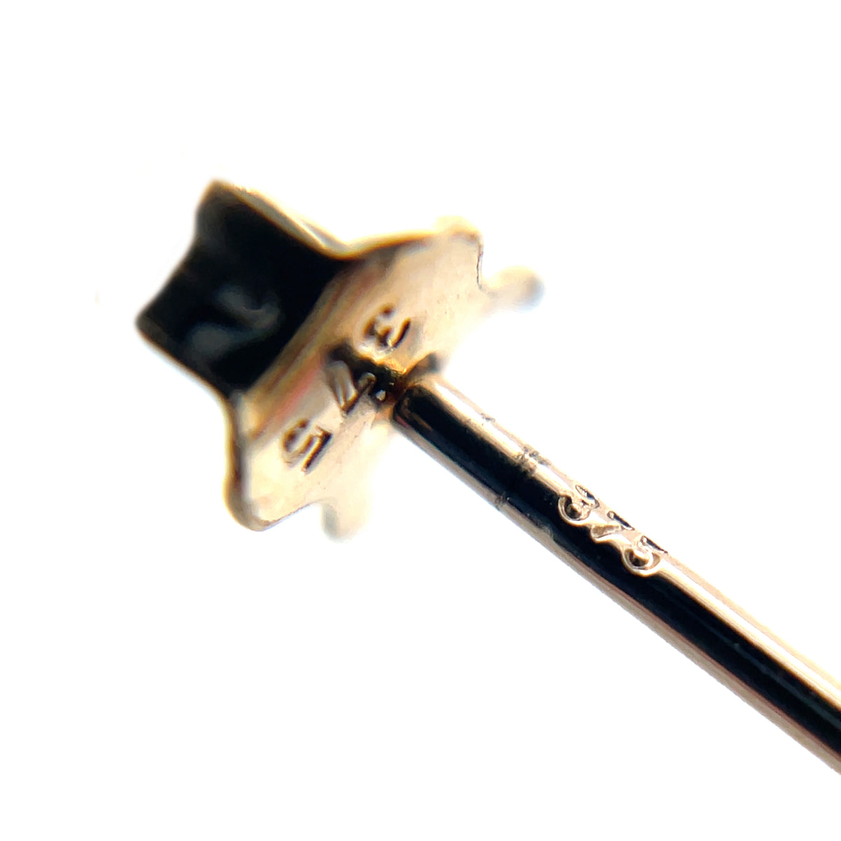 9ct Yellow Gold Anchor Stud Earrings
