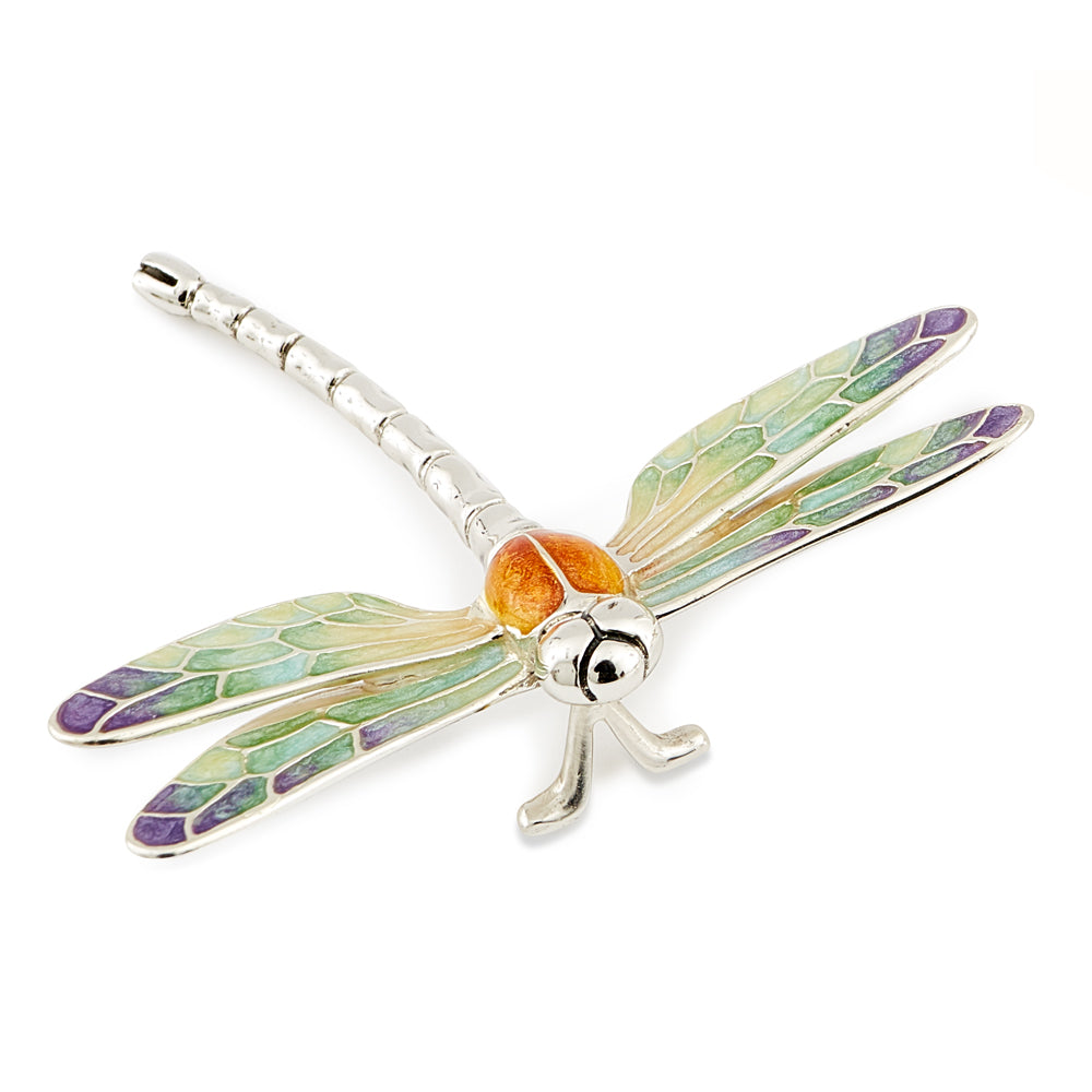 HMS & Enamel Dragonfly Med