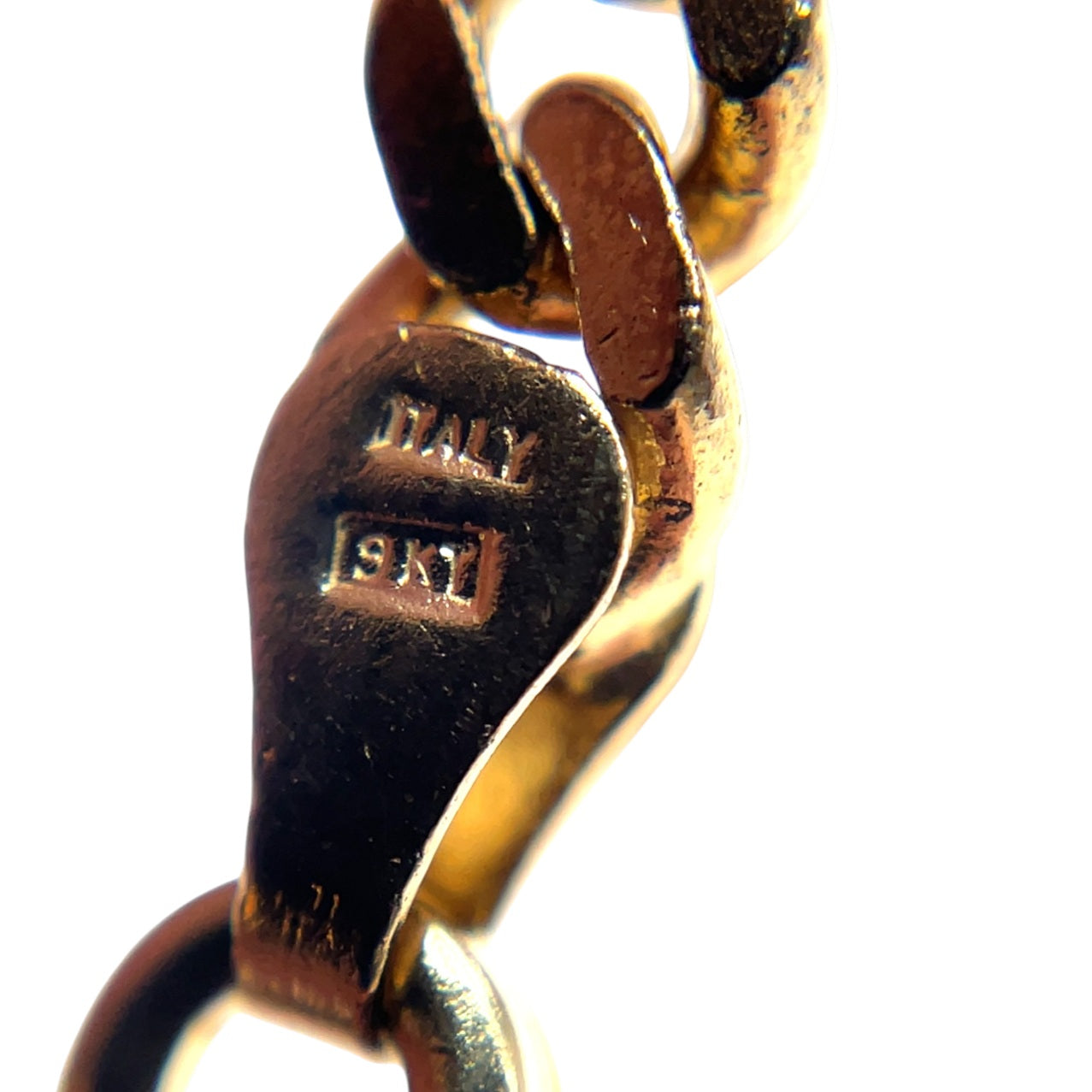 9ct Yellow Gold Curb Chain (18")