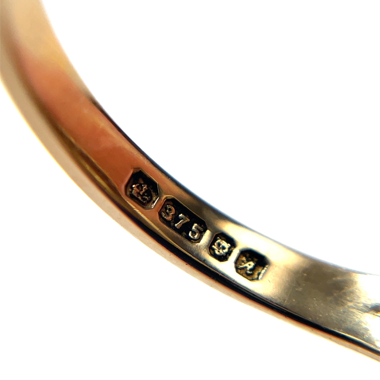 9ct Yellow Gold Pearl Cluster Ring (L)