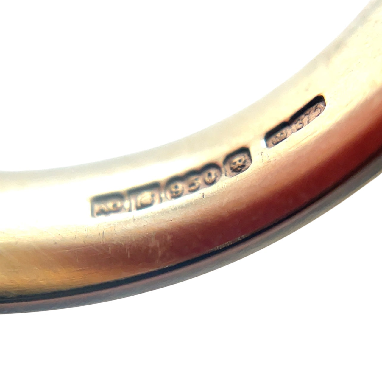 18ct Yellow Gold & Palladium Wedding Band (V1/2)