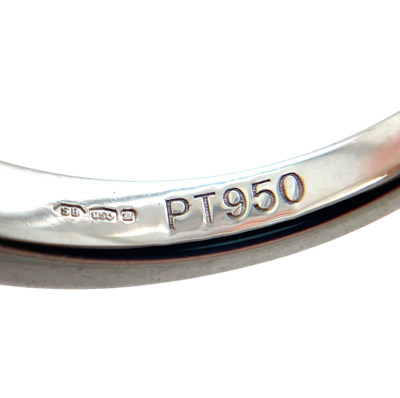 Platinum Princess Cut Diamond Half Eternity Ring (M)