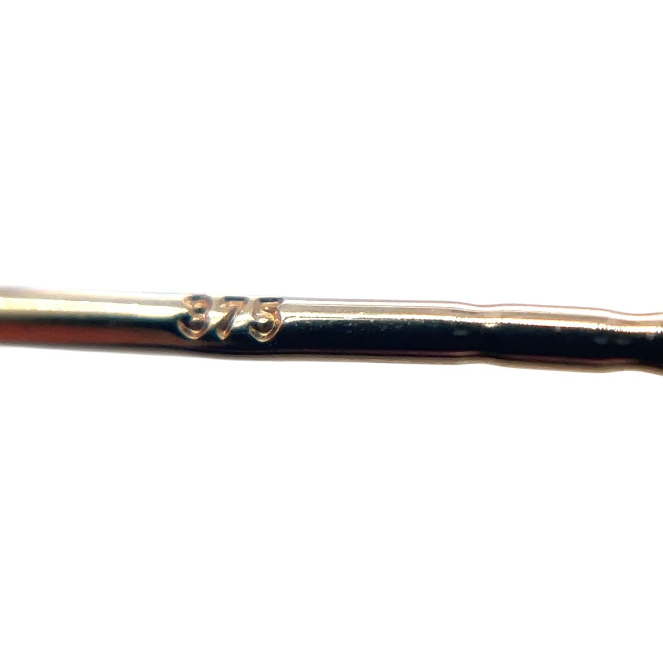 9ct Yellow Gold Teardrop Stud Earrings