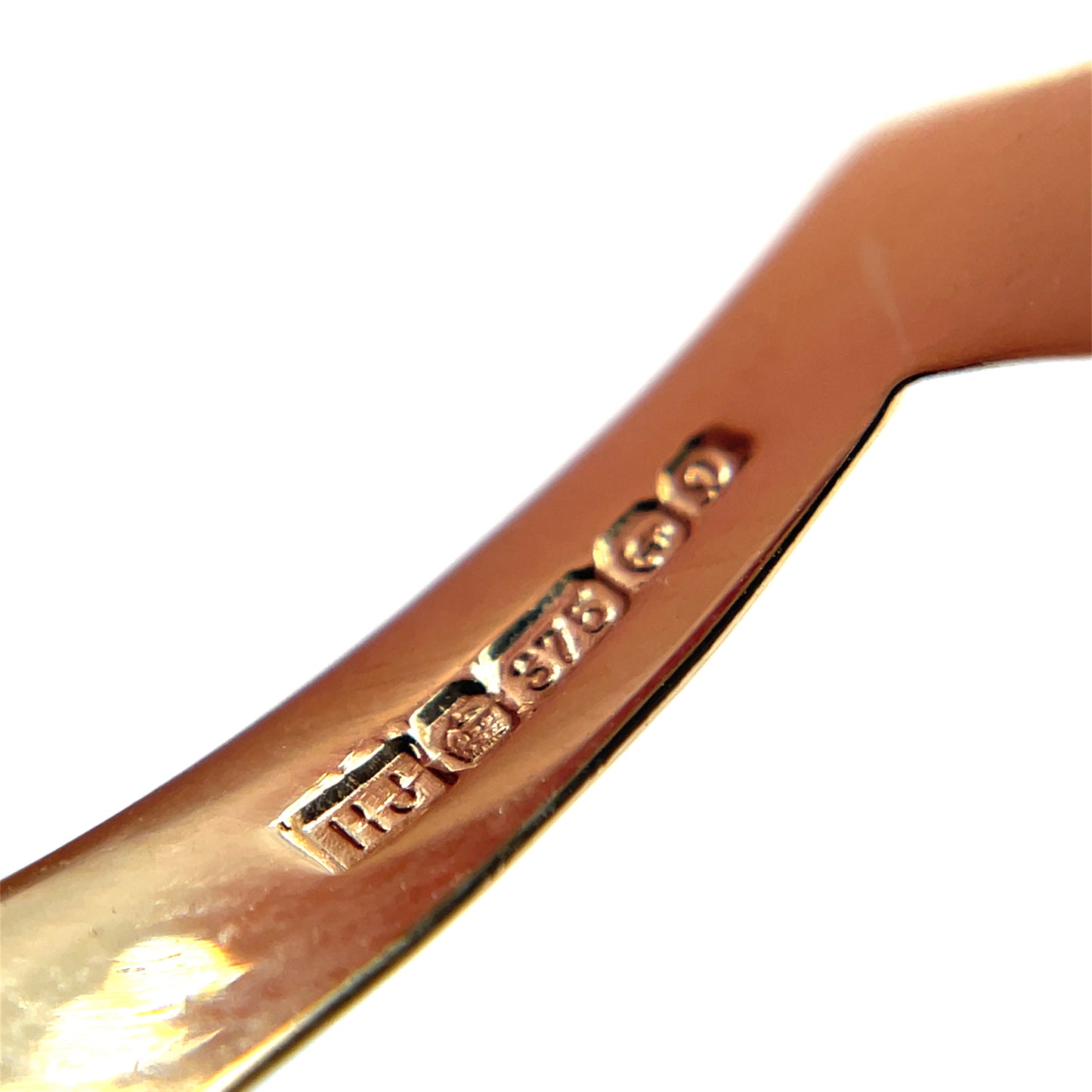 9ct Yellow Gold Wishbone Ring (S)