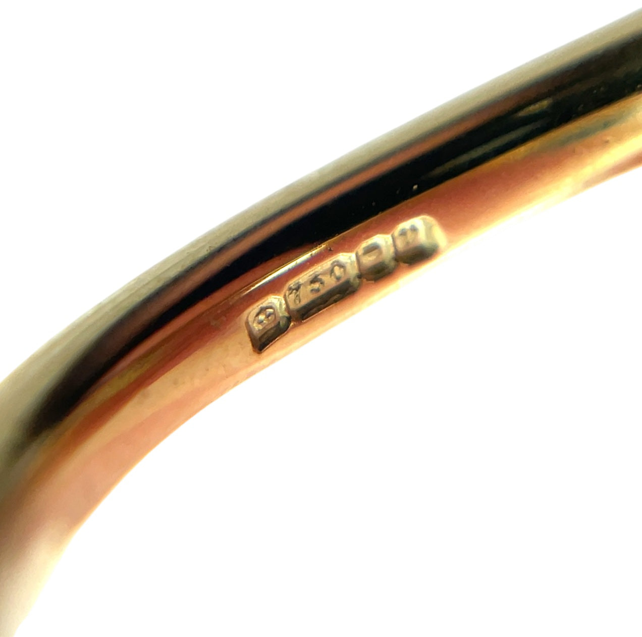 18ct Yellow Gold Diamond Solitaire Ring (L1/2)