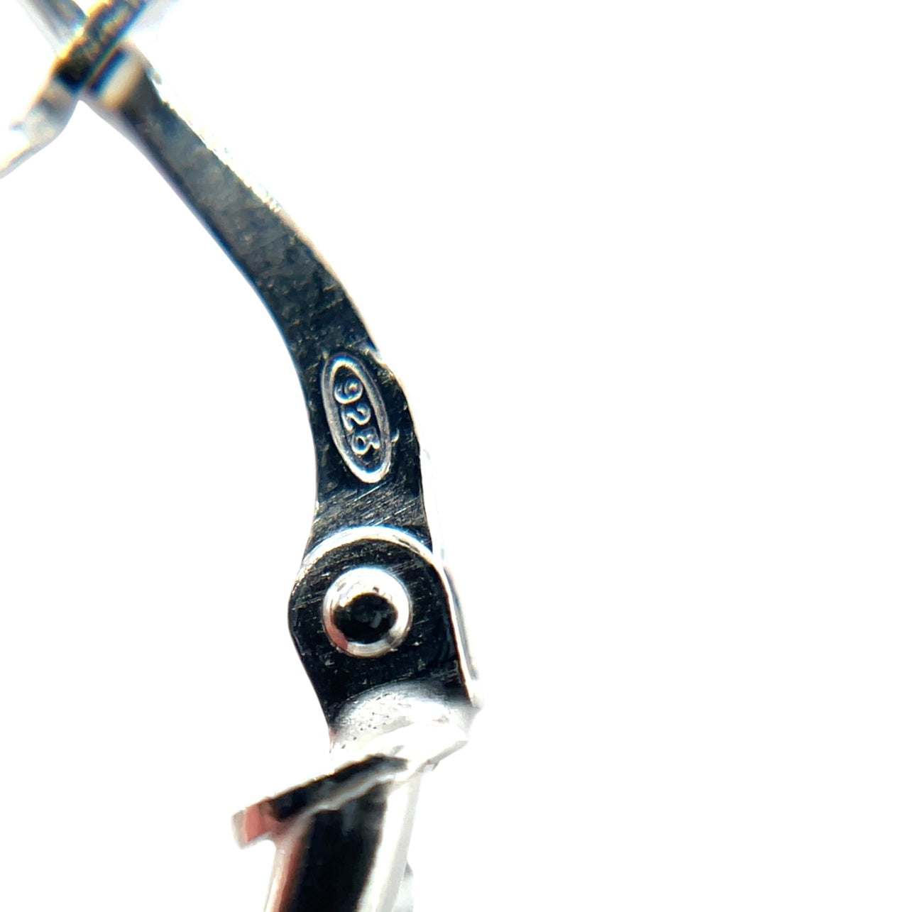 Silver Twisted Hoop Earrings