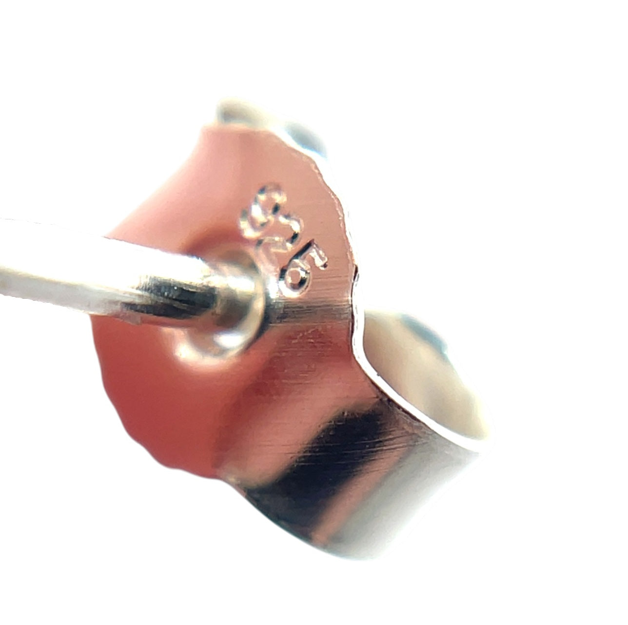 Silver Blue Topaz Stud Earrings