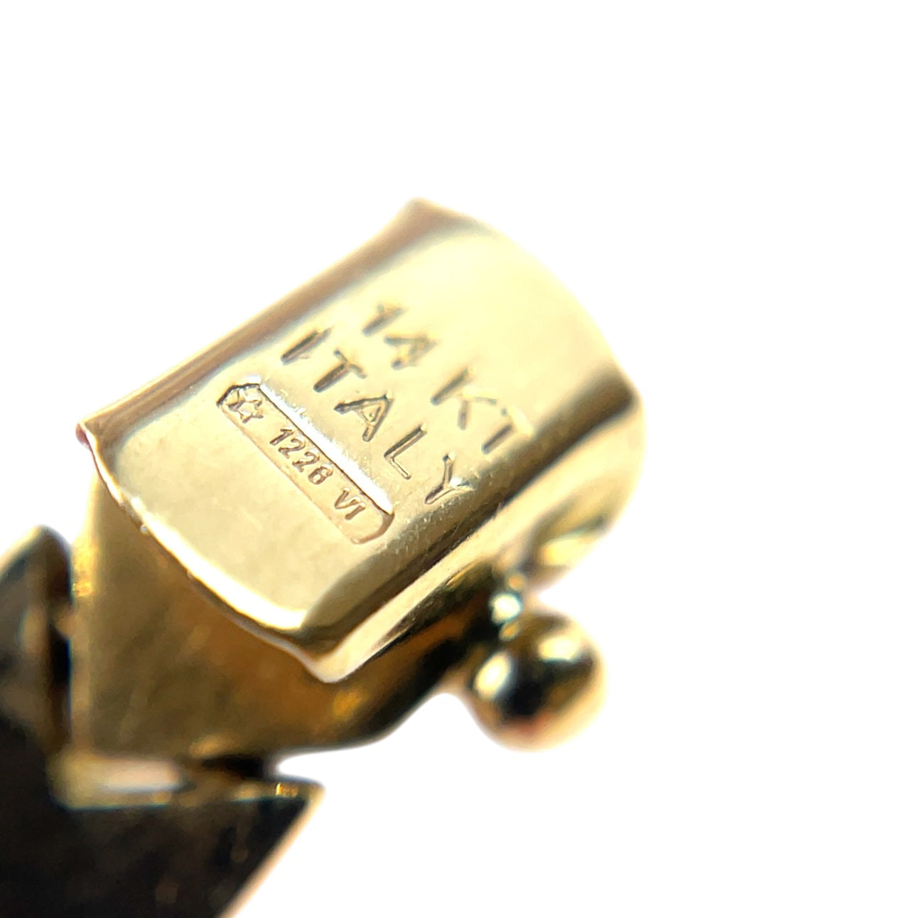 14ct Yellow Gold Herringbone Bracelet (7.5")