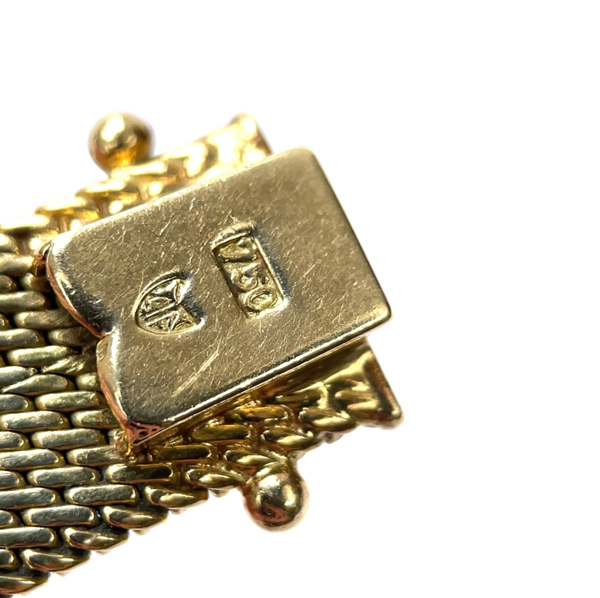 18ct Yellow Gold Mesh Collar Necklace (16")