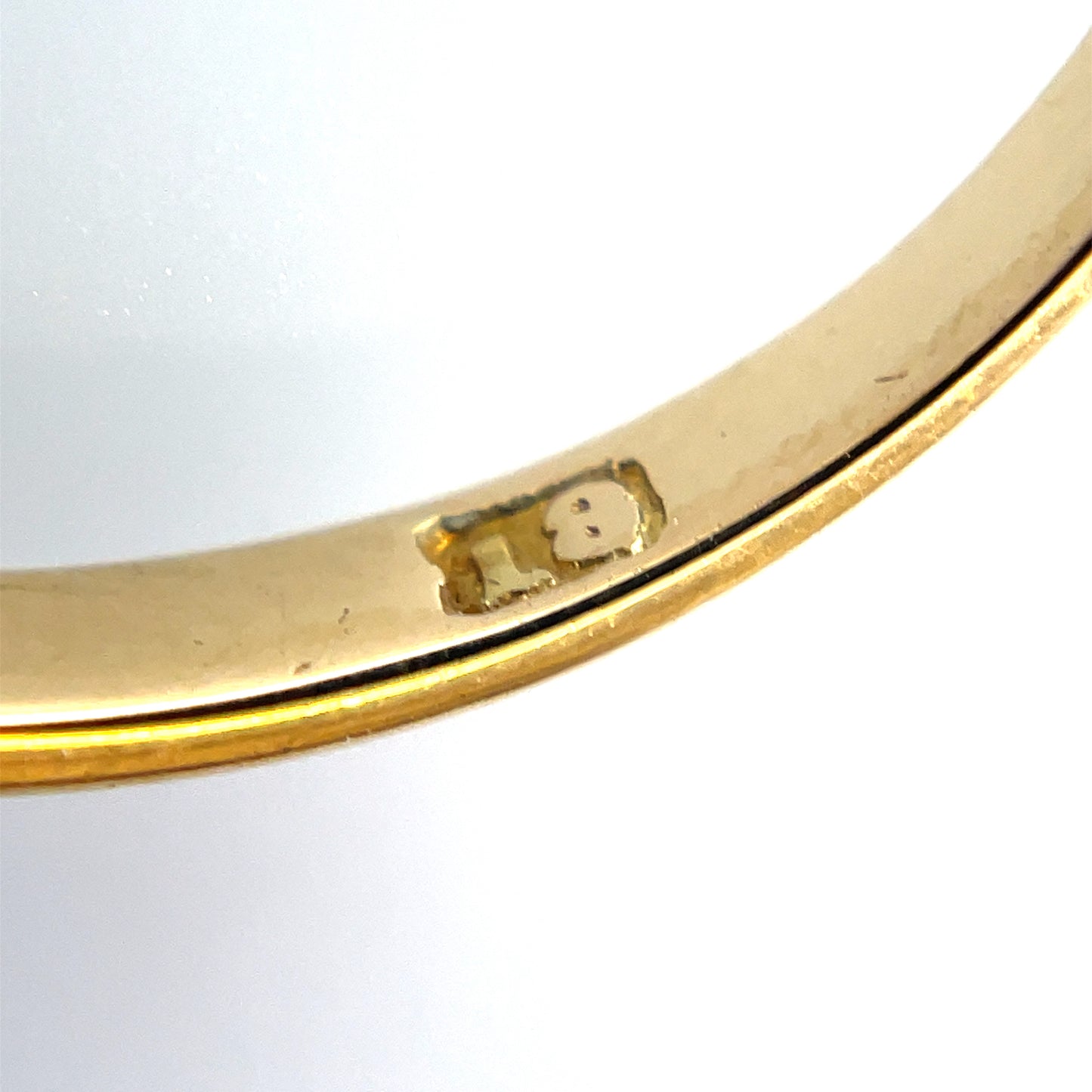 18ct Yellow Gold Opal Carved Half-Hoop Five-Stone Ring