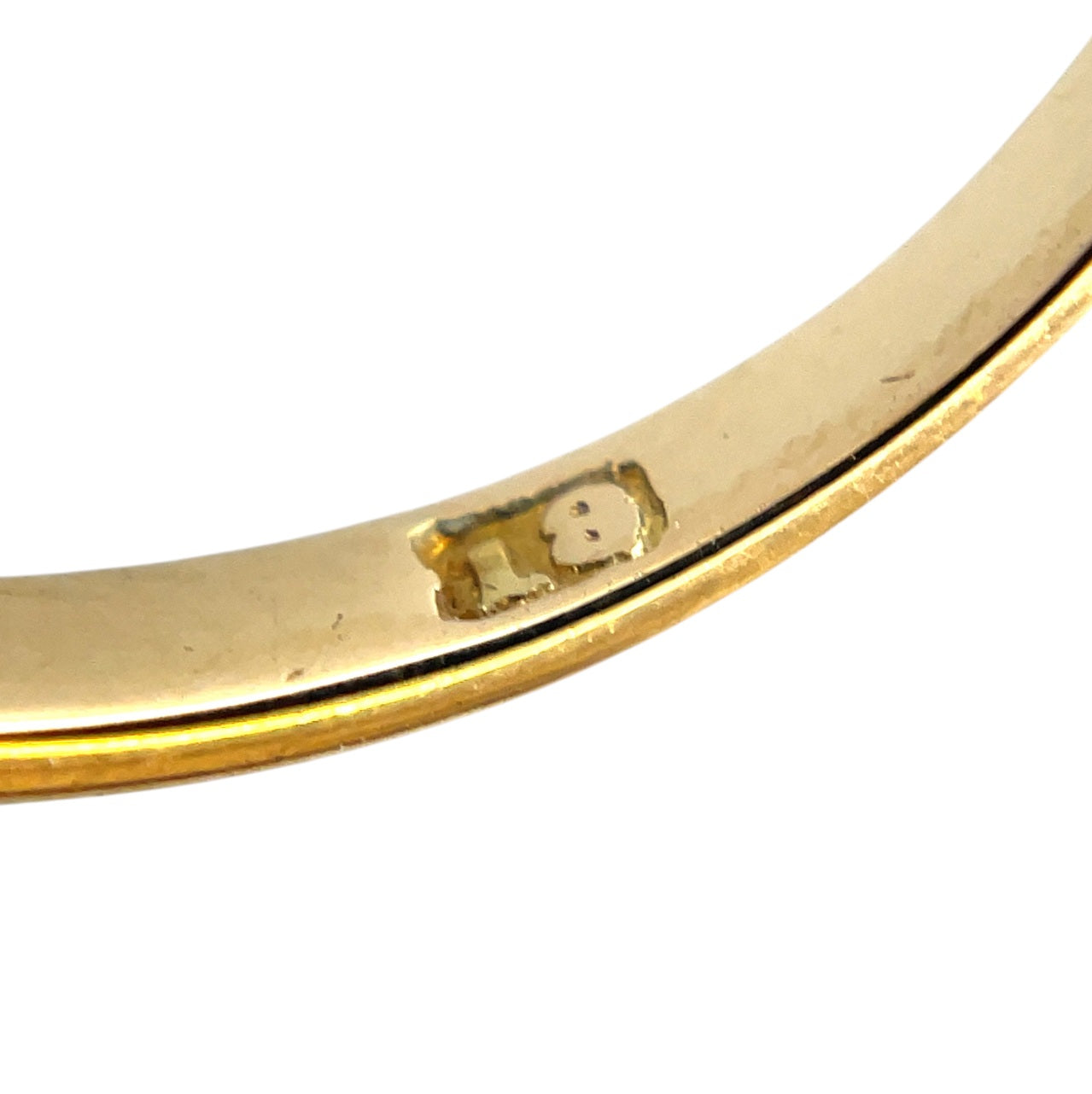 18ct Yellow Gold Opal Carved Half-Hoop Five-Stone Ring (O)